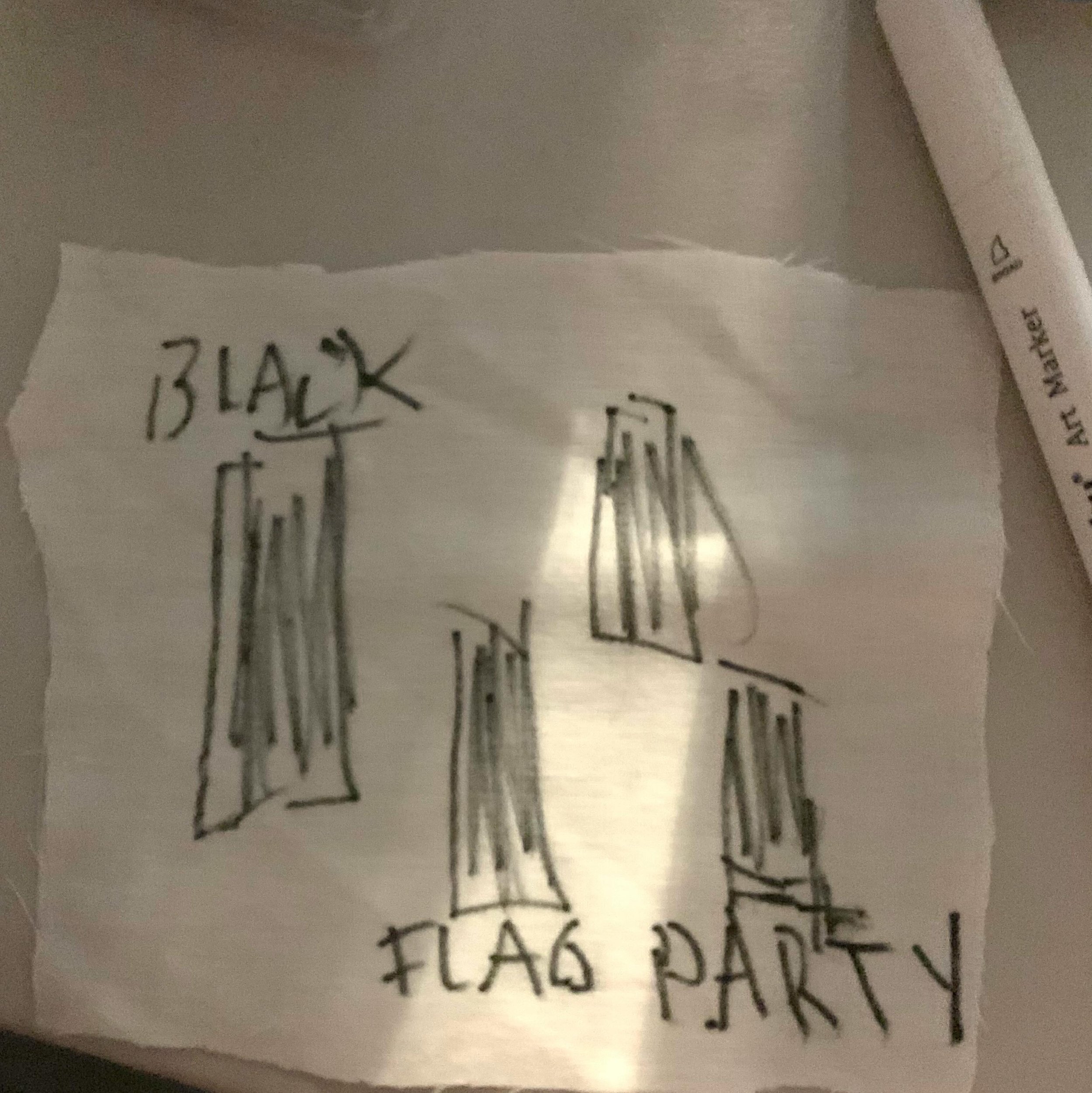 Is that me or is it that a Raymond Pettibon original?

@dweebulous I enjoyed your flag party. 

#TodayIsFlagDay 🏴