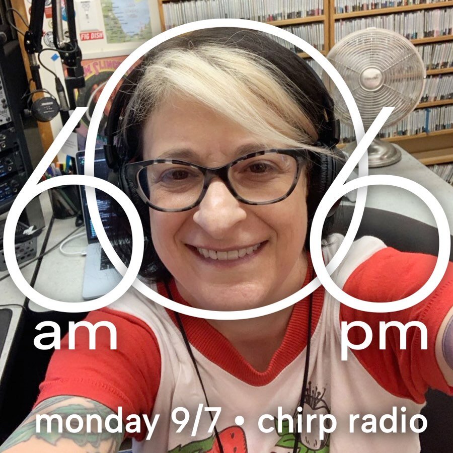 📣 On the 6&rsquo;s! I&rsquo;ll be on @chirpradio on Labor Day at 6am and 6pm on Labor Day! Start your day with me bright and early. Then bring me to your BBQ in the yard while you eat all the chard. Or maybe listen to me on your earbuds on the 606?
