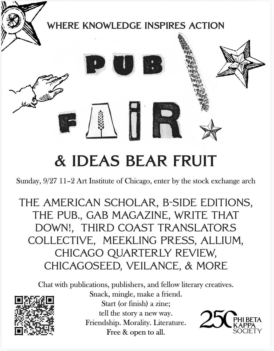 Pub Fair &amp; Networking Event Hosted by Phi Beta Kappa Society