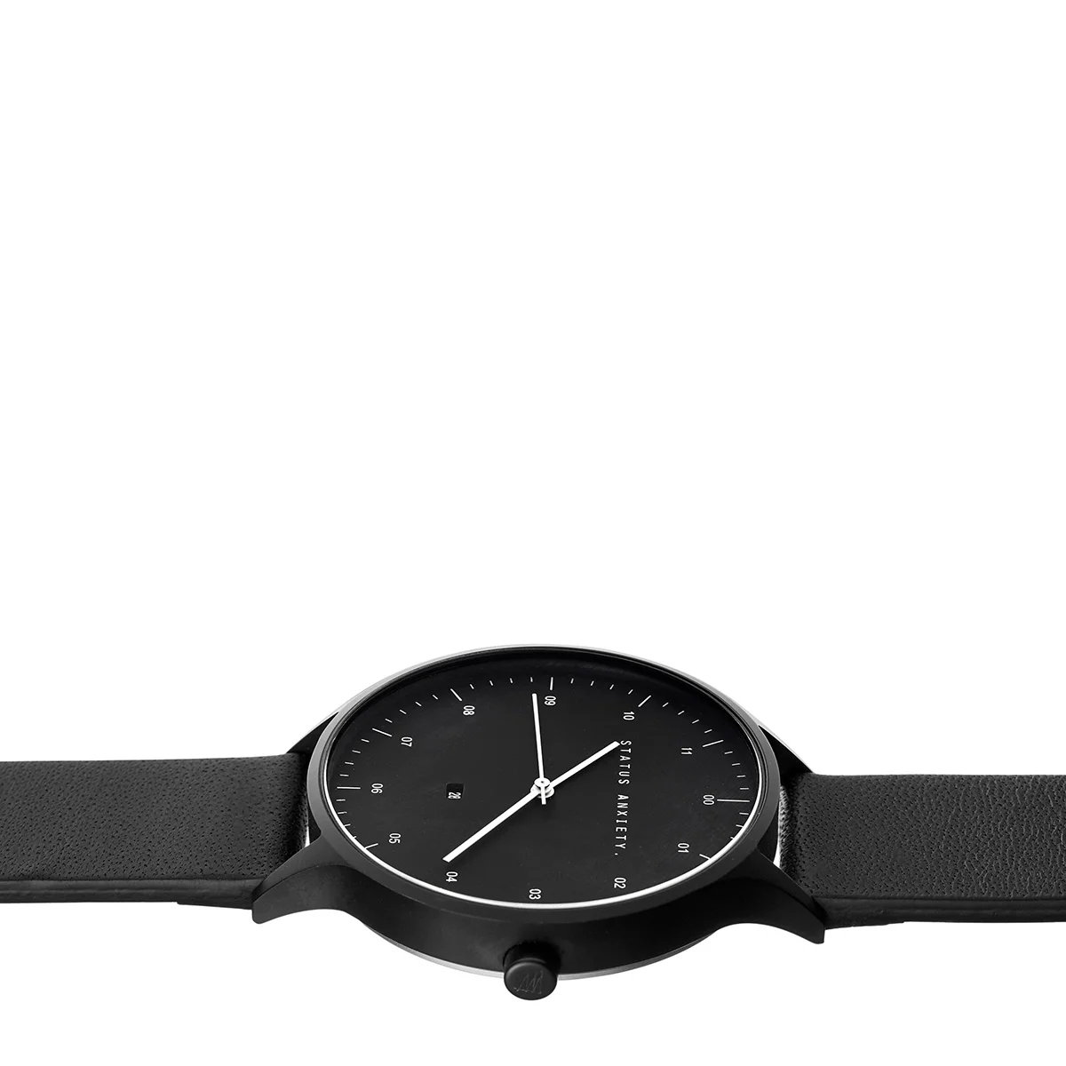 status-anxiety-watch-inertia-matte-black-black-face-black-strap-side-angle.jpg