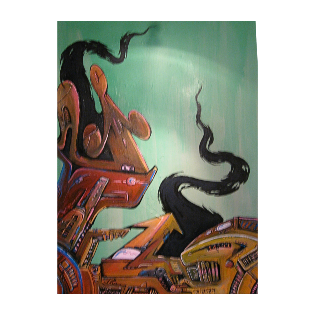 Bailer Melbourne Graffiti Artist - Group Exhibition Artwork
