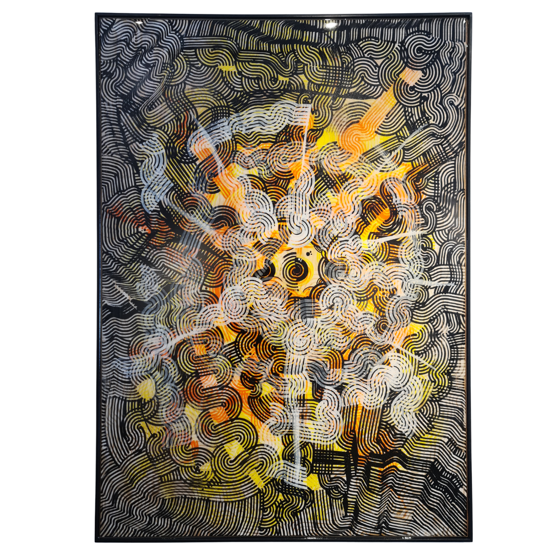 Bailer Melbourne Graffiti Artist - Solo Exhibition Mixed Messages - Artwork titled  Misconception