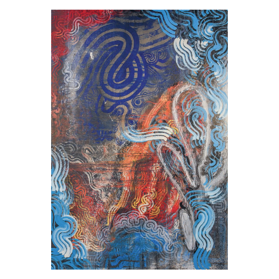 Bailer Melbourne Graffiti Artist - Solo Exhibition Duality - Artwork titled X
