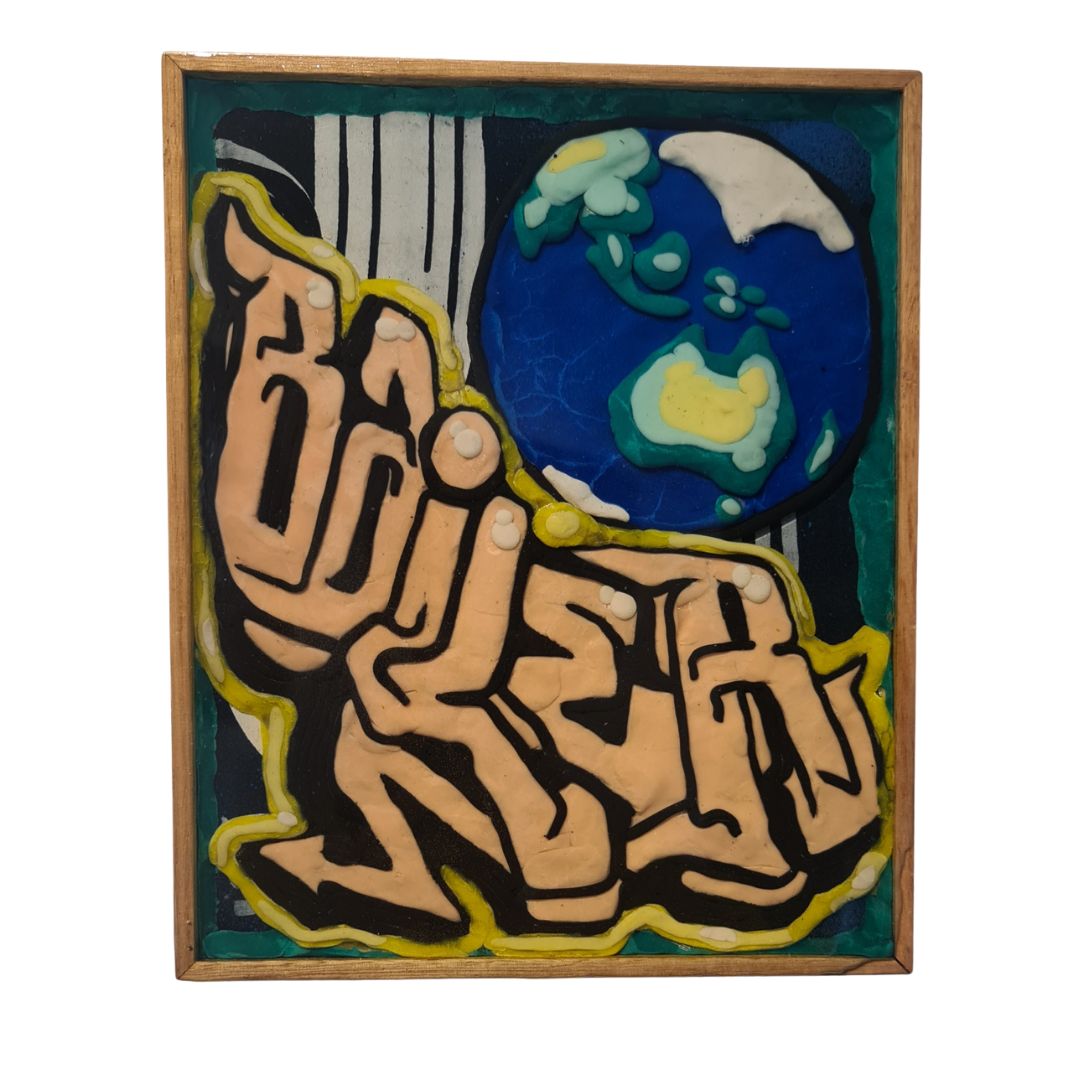 Bailer Melbourne Graffiti Artist - Solo Exhibition Mixed Messages - Artwork Rockpool collection