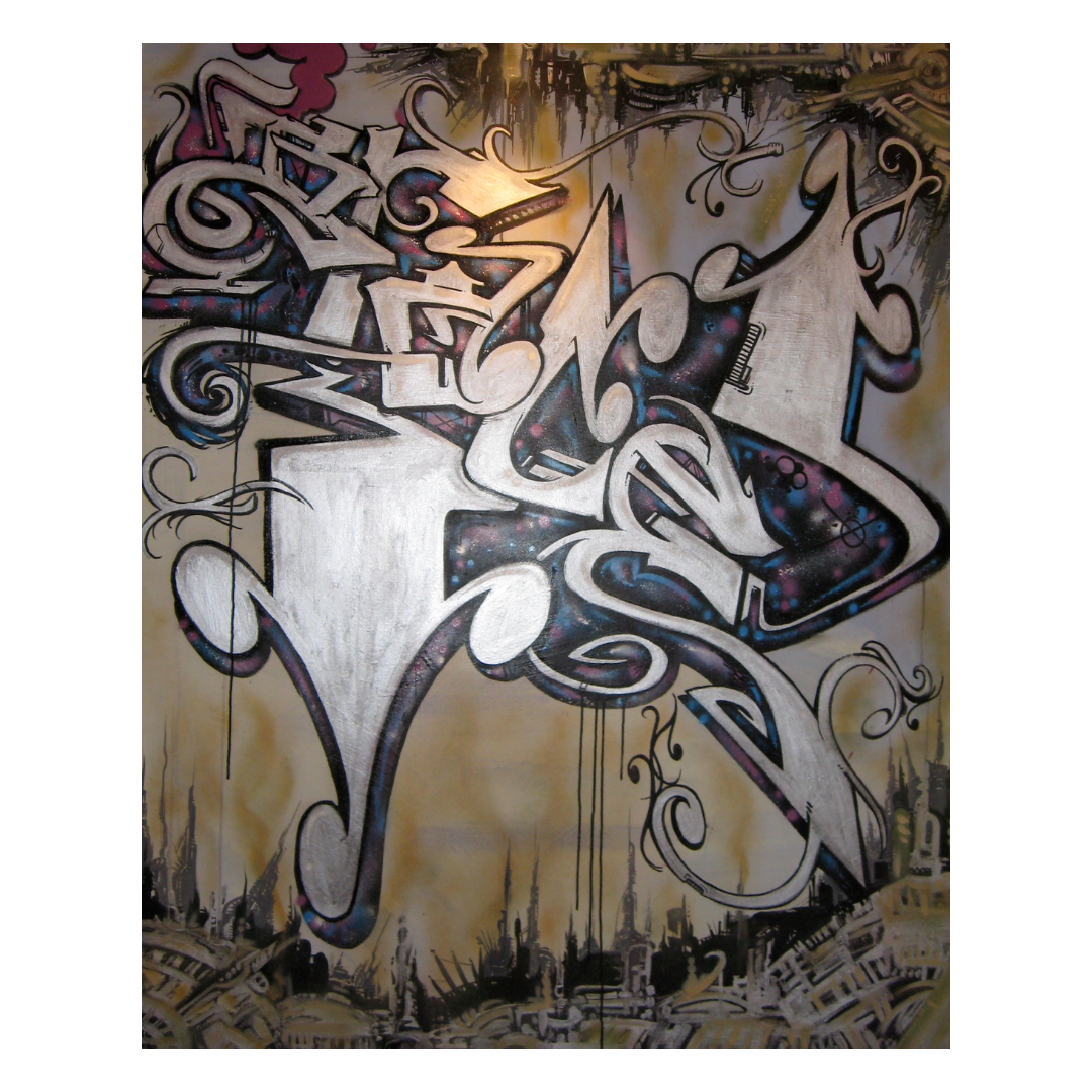 Bailer Melbourne Graffiti Artist - Group Exhibition Artwork