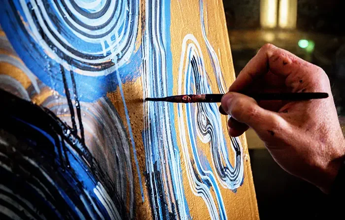 BailerMelbourneArtist_SoloExhibitionDuality_Detail-Bailer-Painting-gold-and-blue-painting_web.jpg.webp