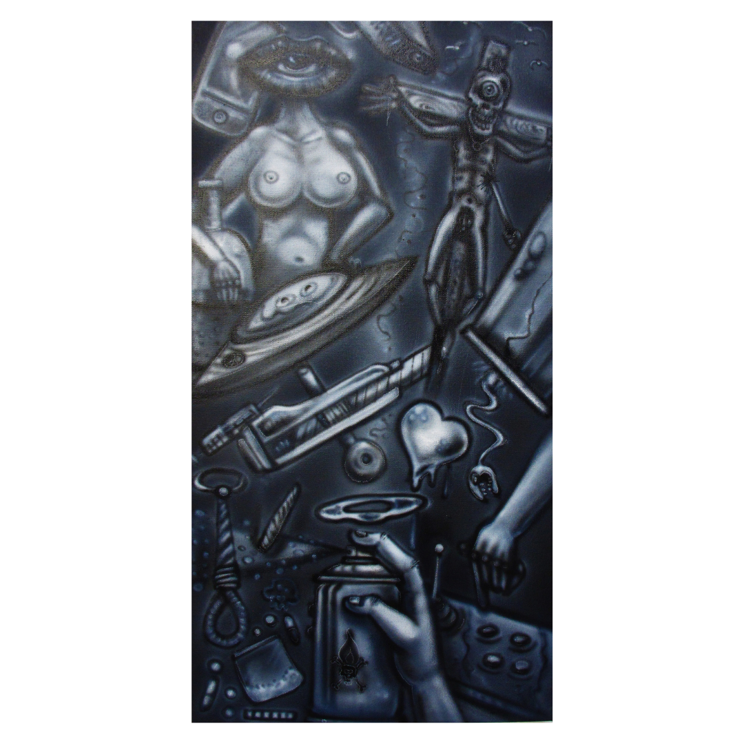 Bailer Melbourne Graffiti Artist - Solo Exhibition Making Bail - The Most Dedicated - Artwork titled Wrist