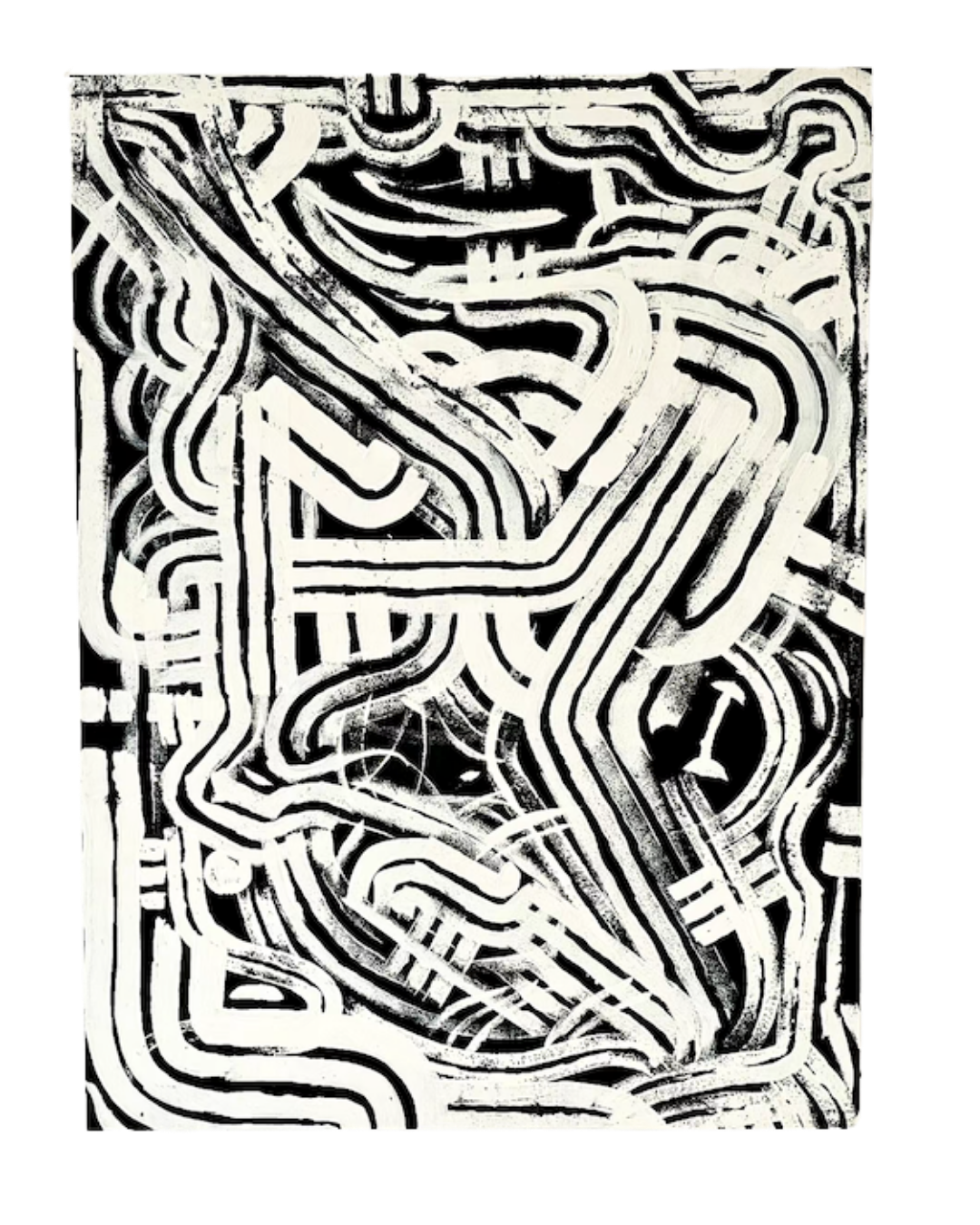 Bailer Melbourne Graffiti Artist - Solo Exhibition Mixed Messages - Artwork titled Medusolaris