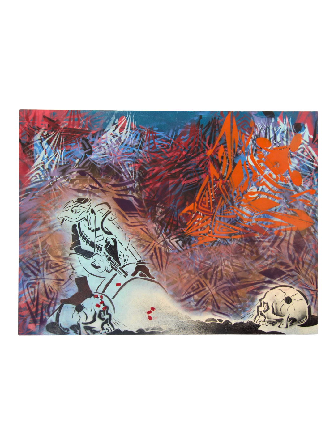 Bailer Melbourne Graffiti Artist - Group Exhibition Artwork