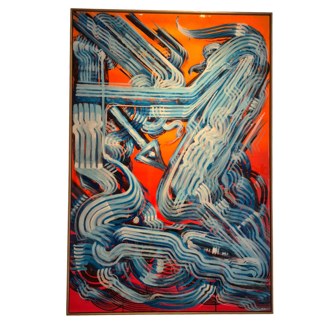 Bailer Melbourne Graffiti Artist - Solo Exhibition Mixed Messages - Artwork titled Hollow Words