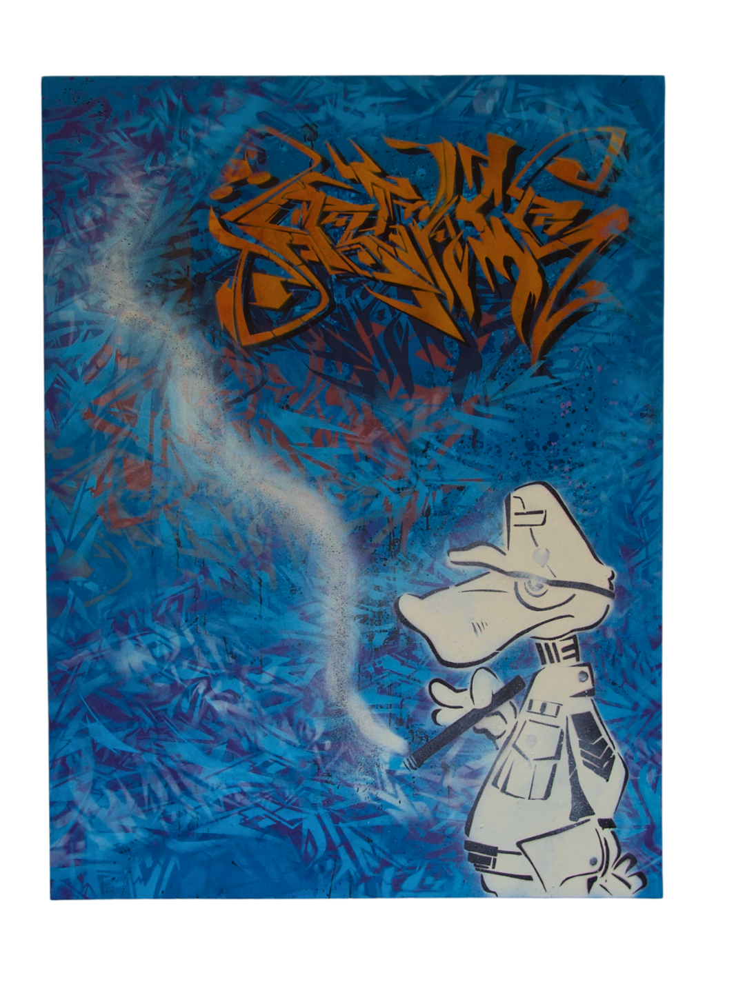 Bailer Melbourne Graffiti Artist - Group Exhibition Artwork