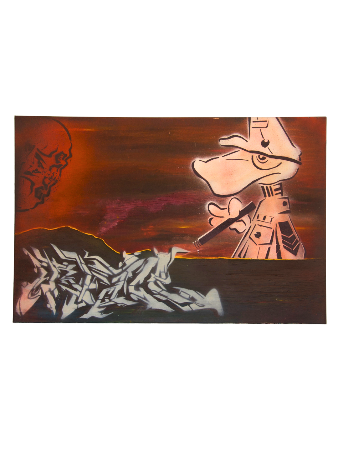 Bailer Melbourne Graffiti Artist - Group Exhibition Artwork