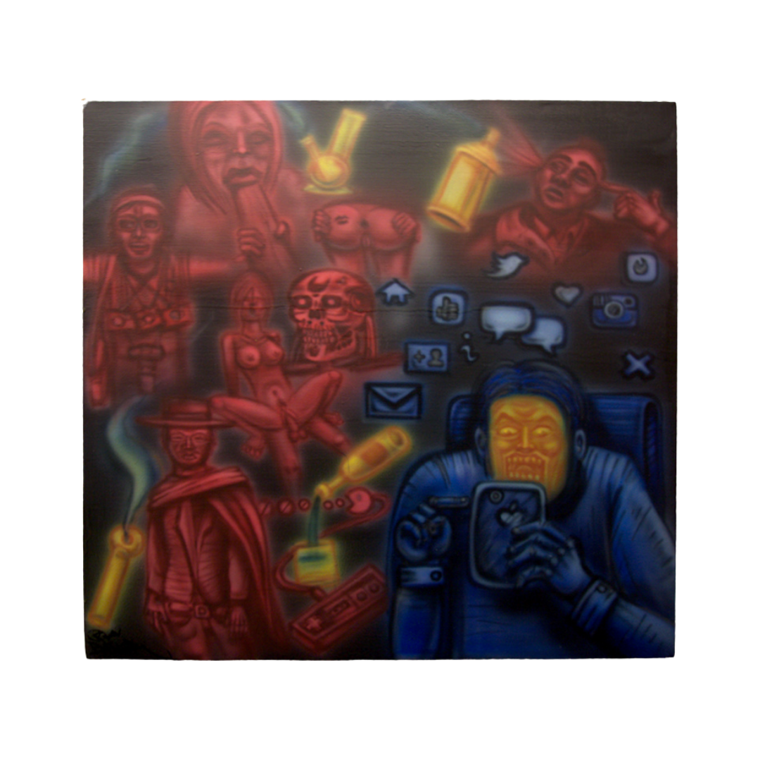 Bailer Melbourne Graffiti Artist - Solo Exhibition Making Bail - The Most Dedicated - 2015