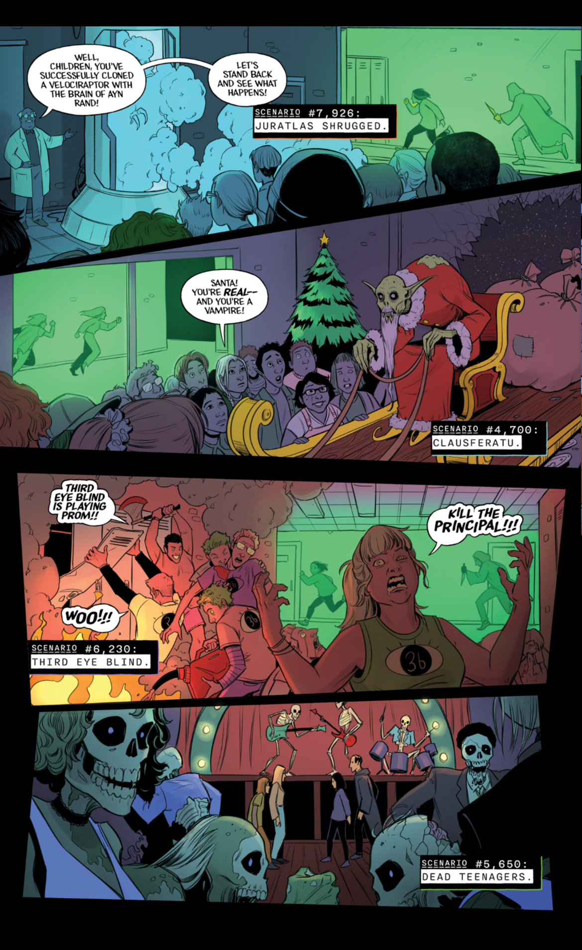 Dead Teenagers #4- Oni press. Written by Jude Doyle