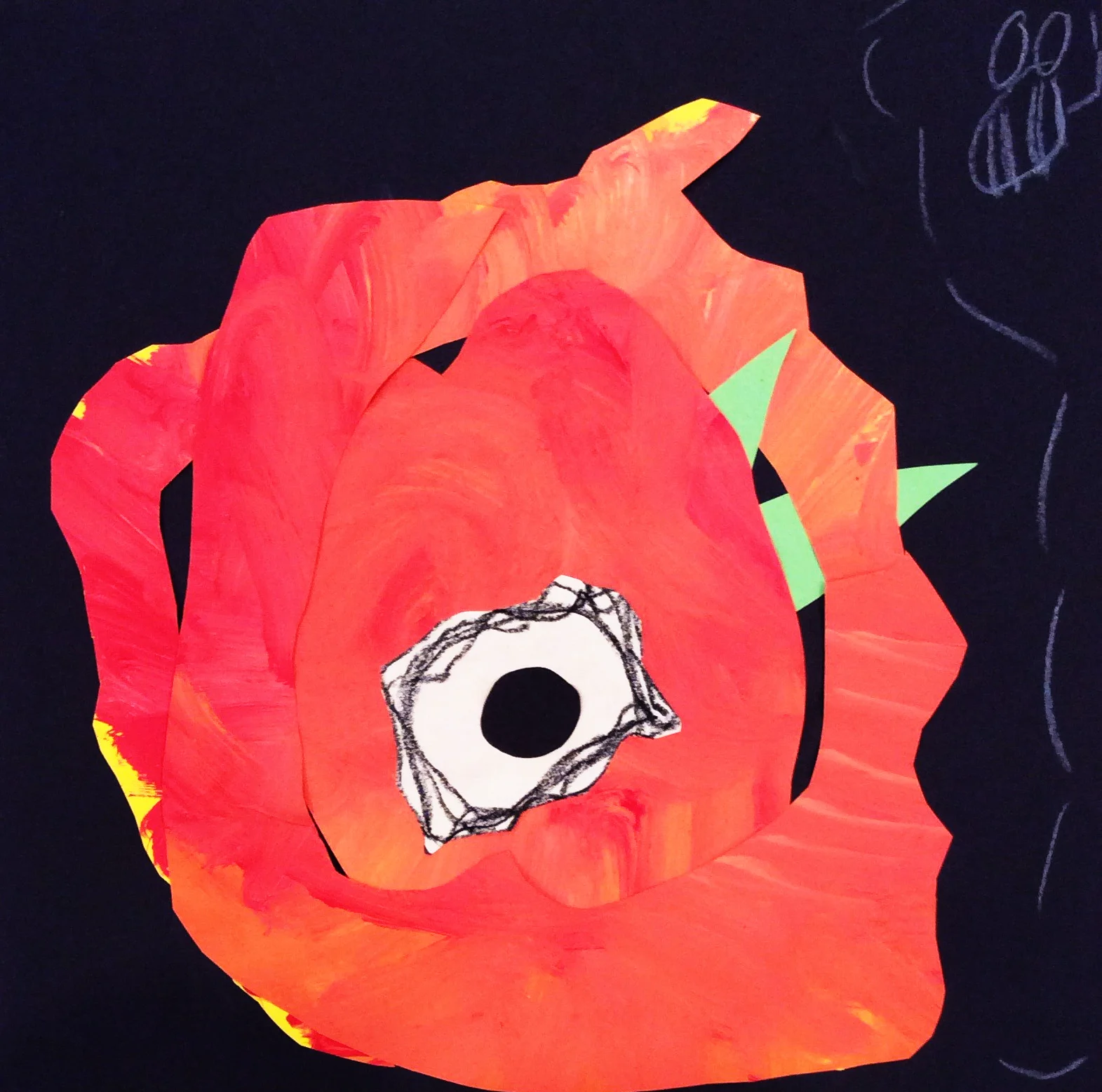 Two Day O'keeffe Poppy Paintings
