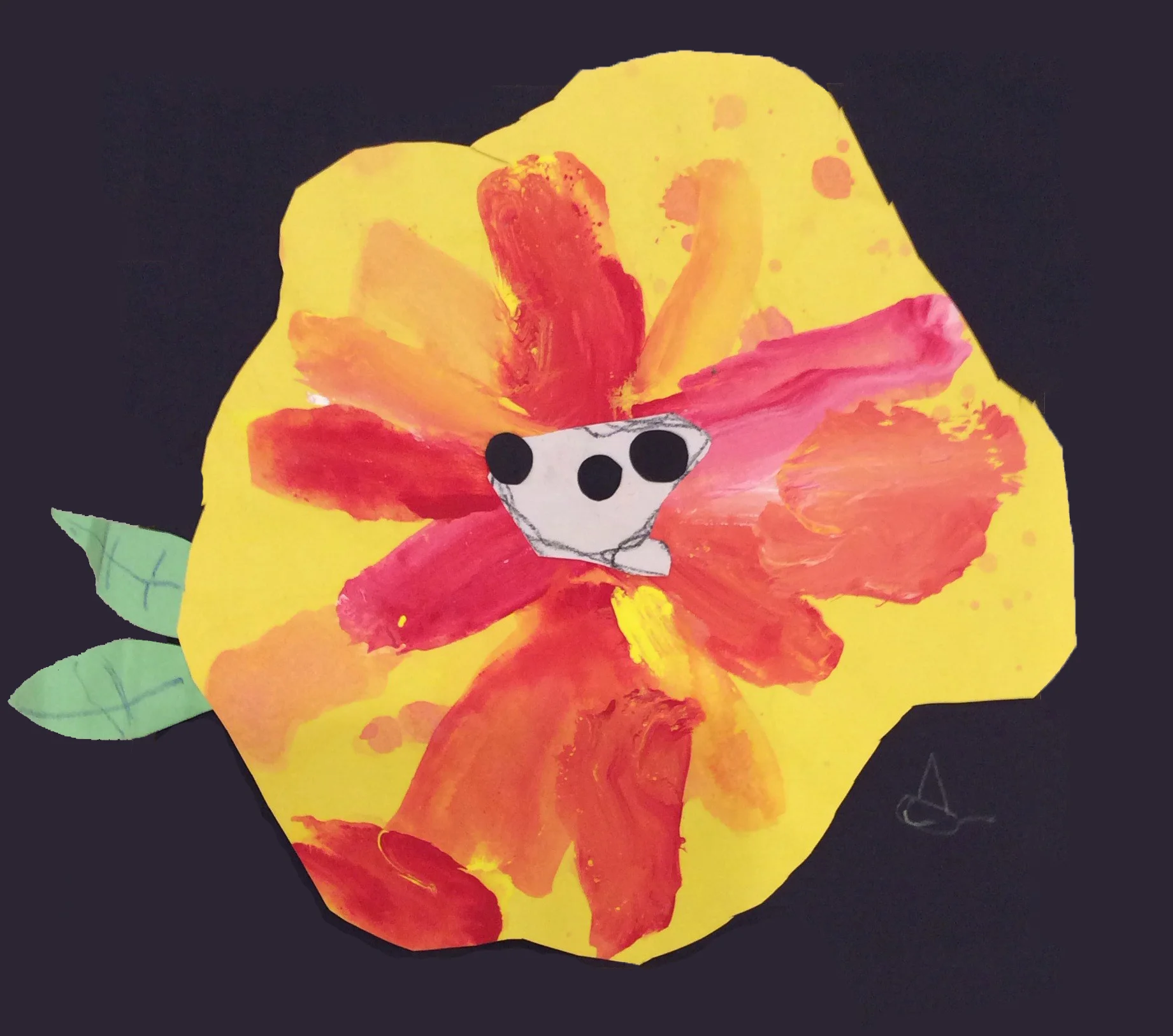Two Day O'keeffe Poppy Paintings