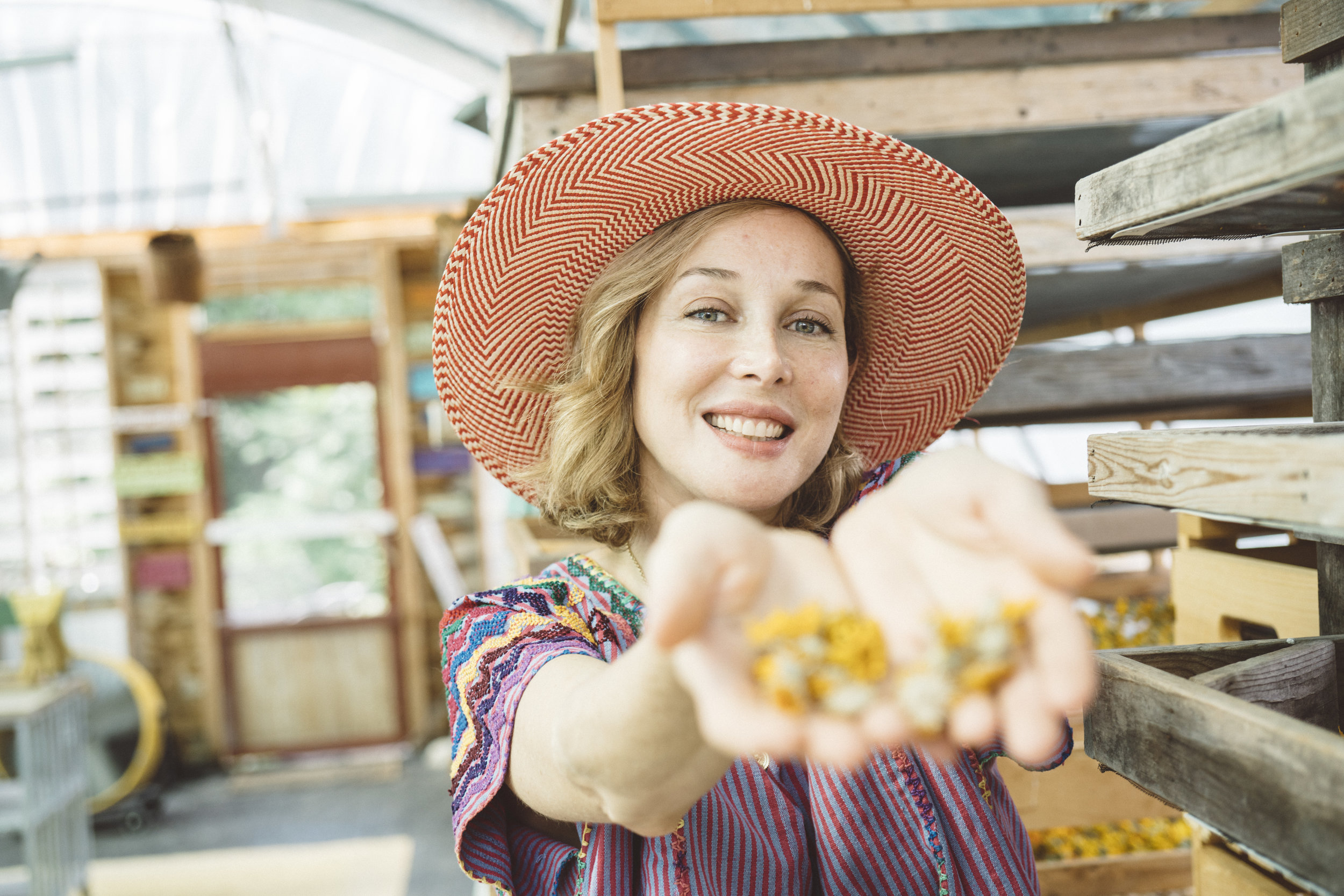 Tata Harper at her beloved farm in Vermont.
