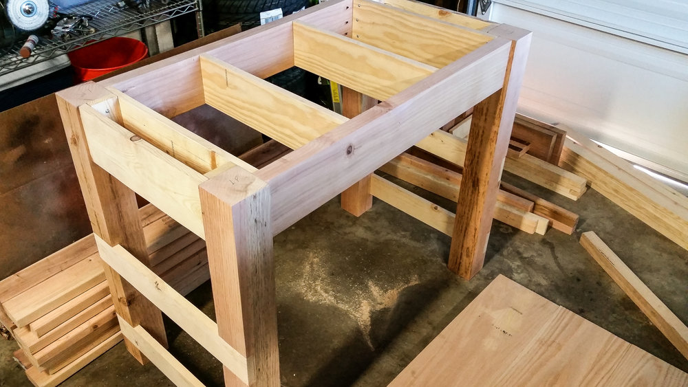Diy Rustic Modern Kitchen Island Oso Diy Rustic Modern Kitchen Island Oso, Ana White Rustic Kitchen Island