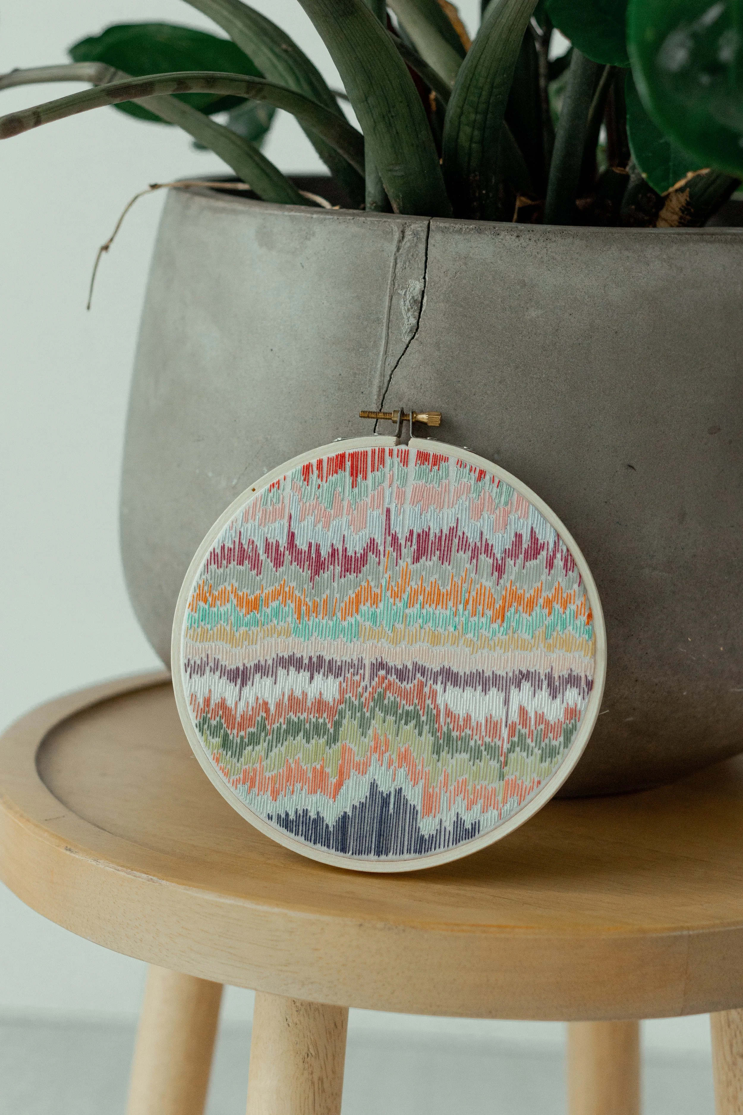 Linear Embroidery Hoop