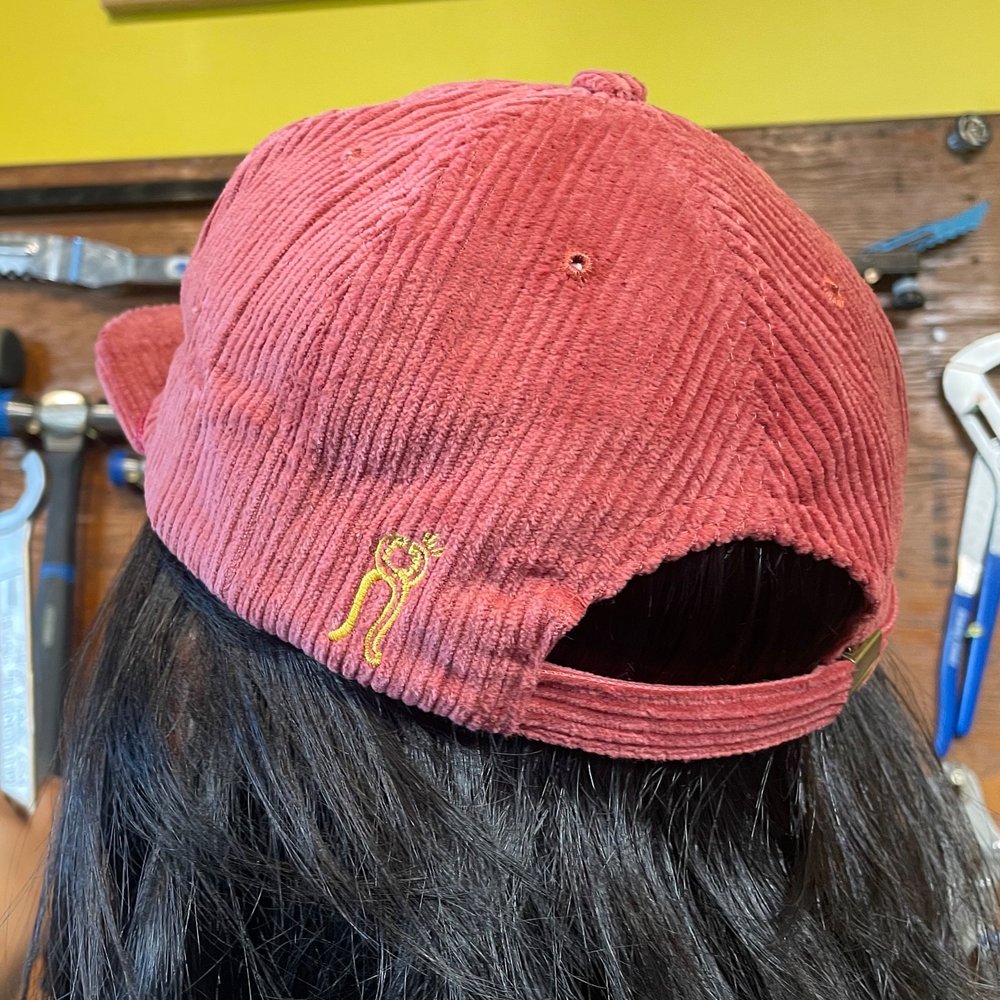 Corduroy 5 Panel Docker Corduroy Hat Bonnet With Rolled Cuff And