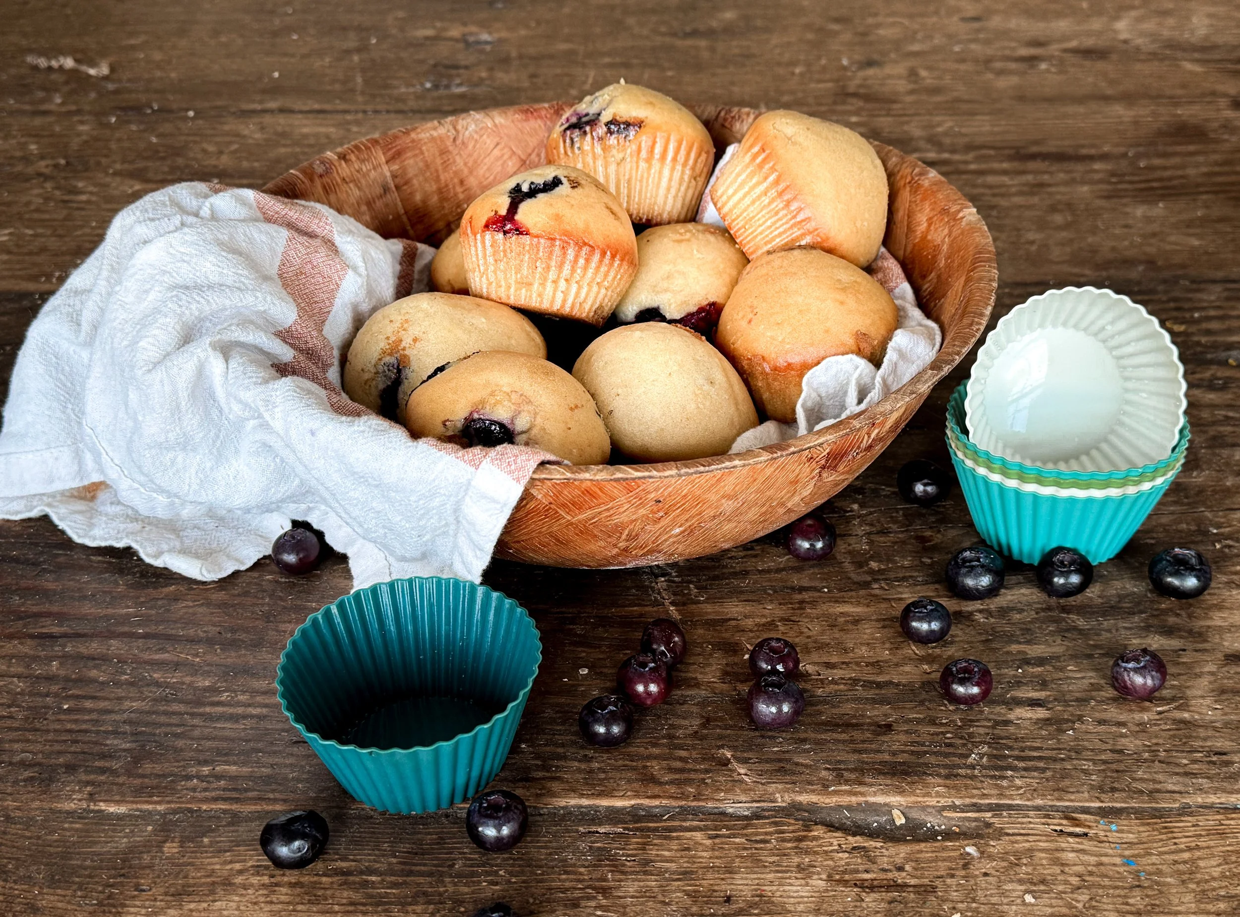 Vegan Blueberry Muffins
