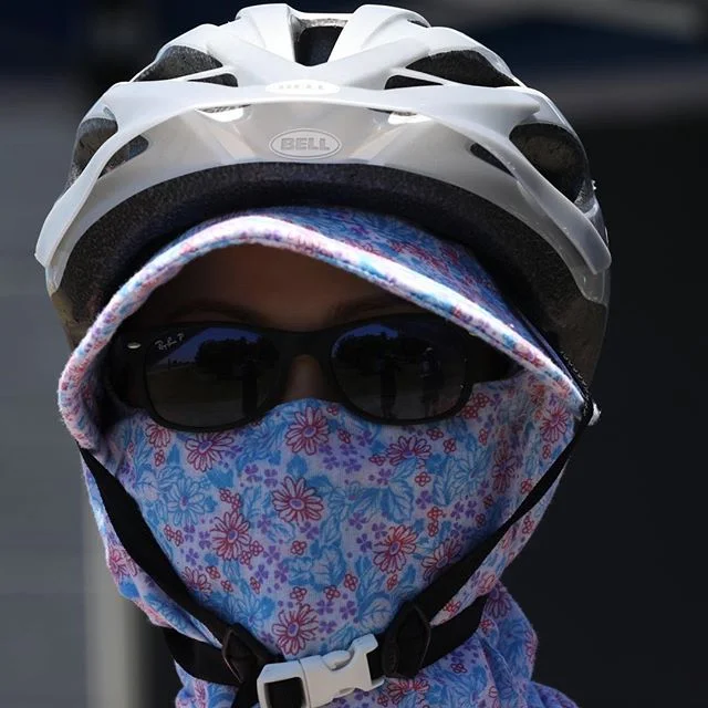 Cycling apparel for speed and protection from the strong Hawke’s Bay sun. #aussietourist #ebiker #sunprotection #cyclelife #cyclestyle #headgear #verycool