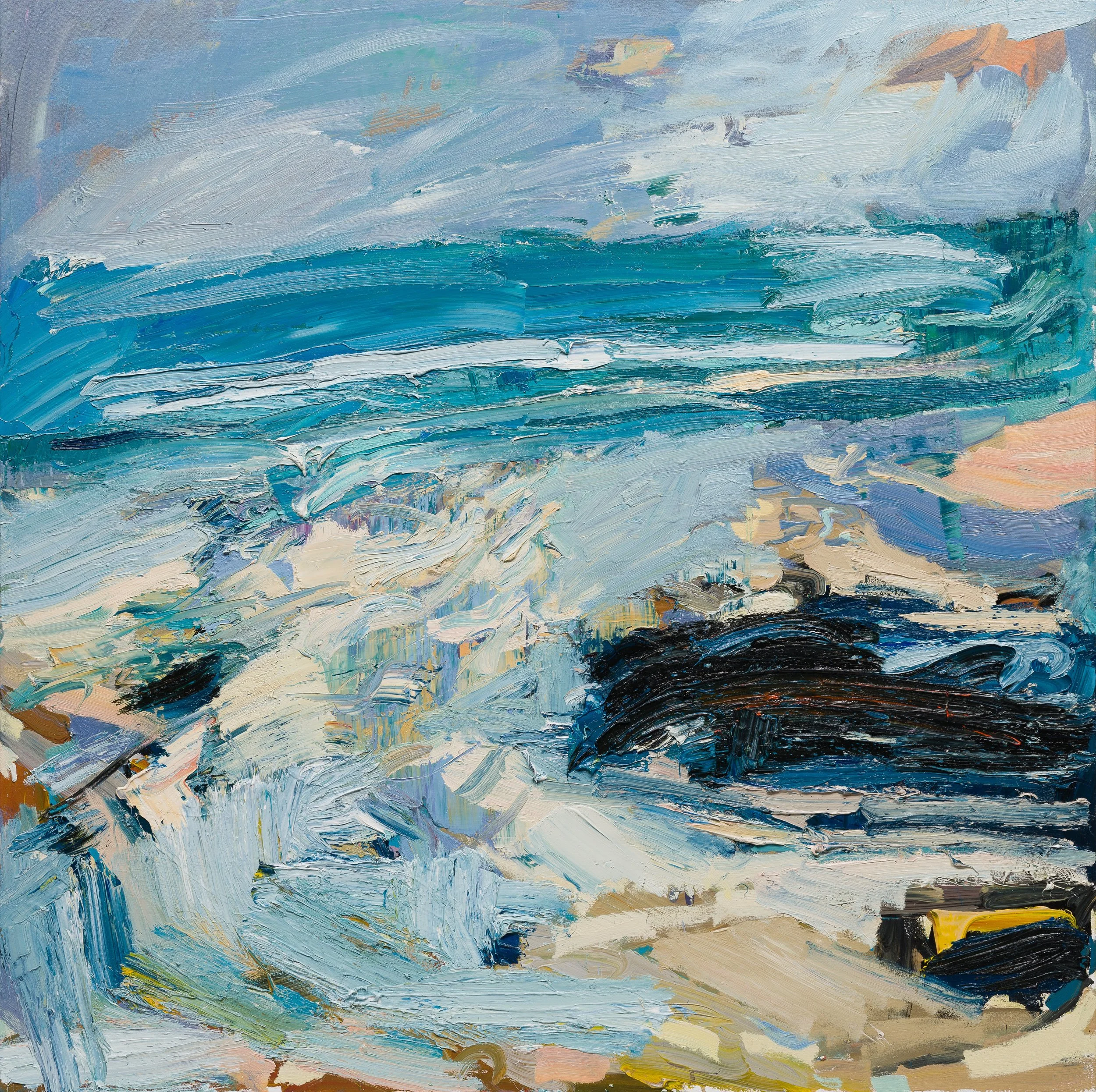 the patterns of low tide 140-140cm oil