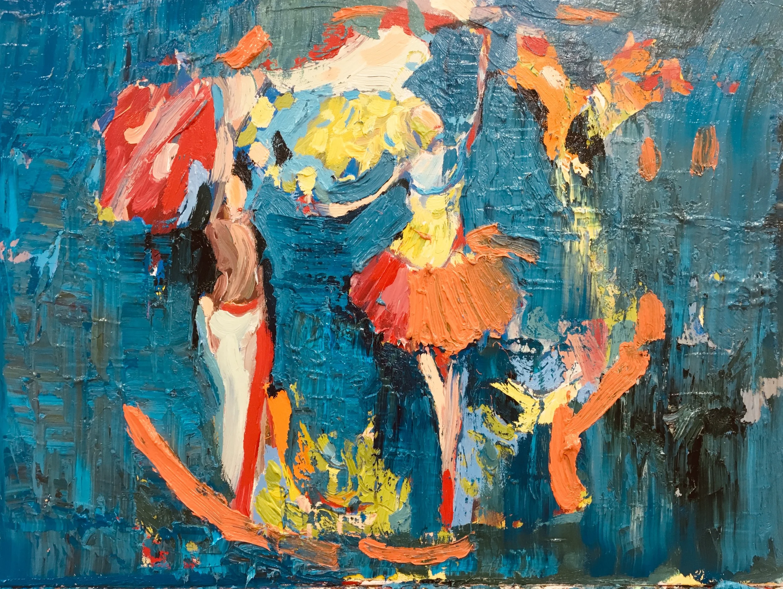 Fire dancers oil £1850
