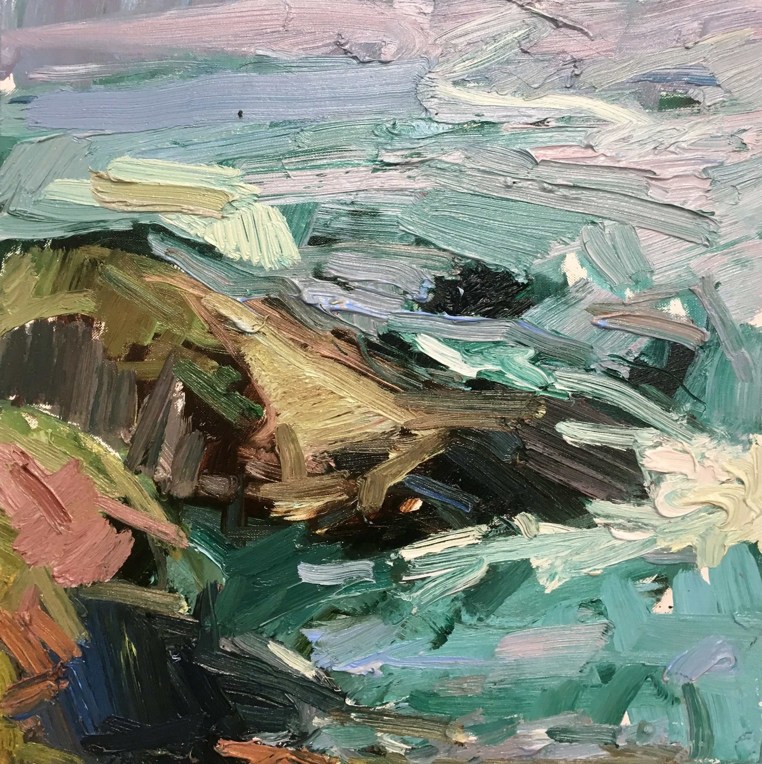Sounds of small waves 50-50cm oil £1650