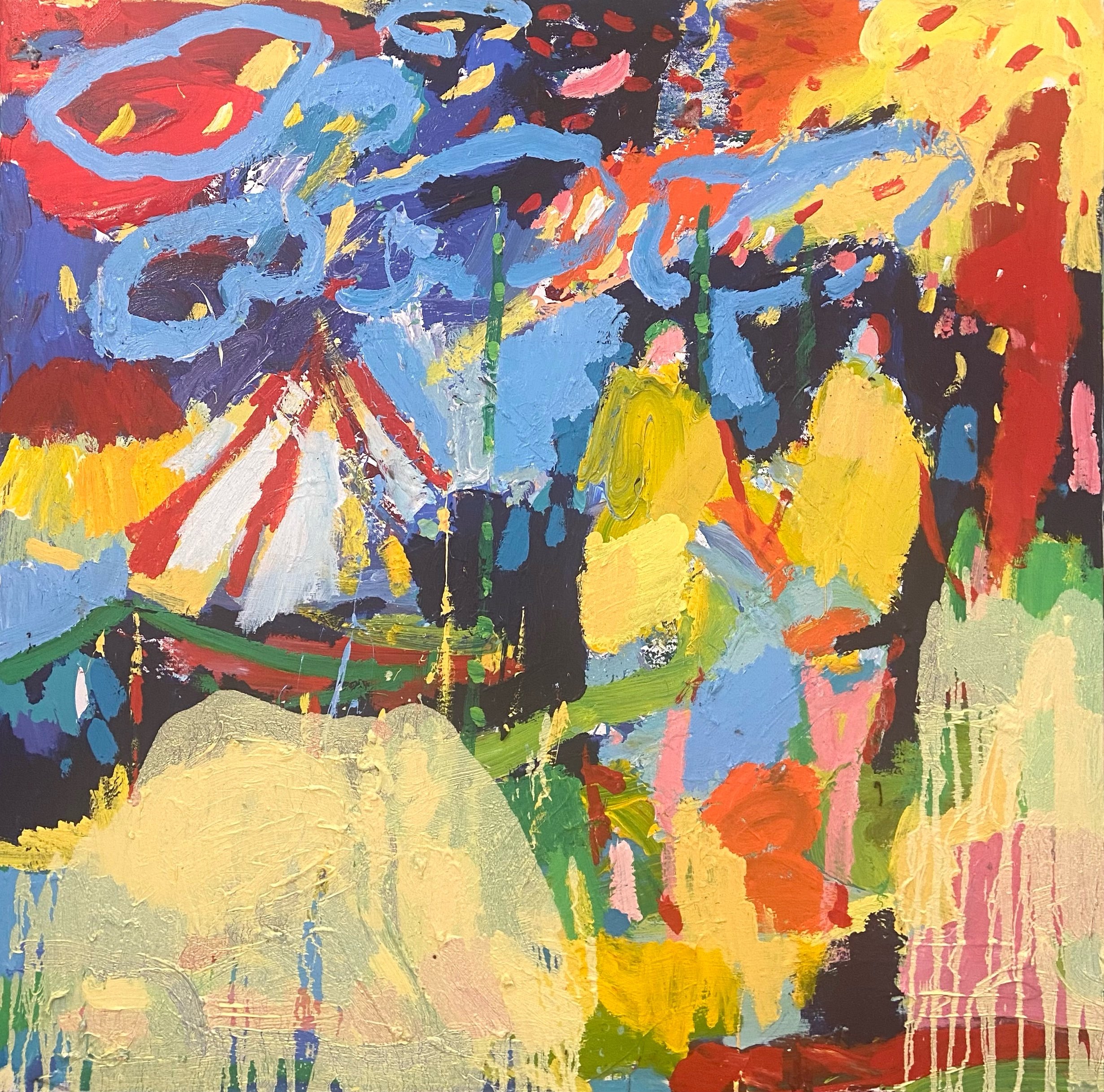 Going to the circus 100-100cm oil