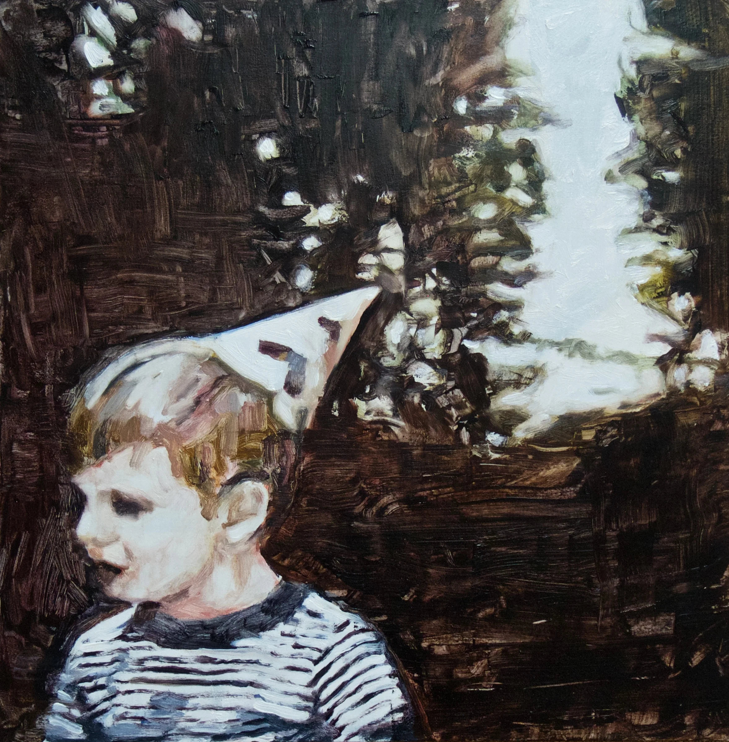 But There Was Cake, 2018 Oil on panel 40x40cm