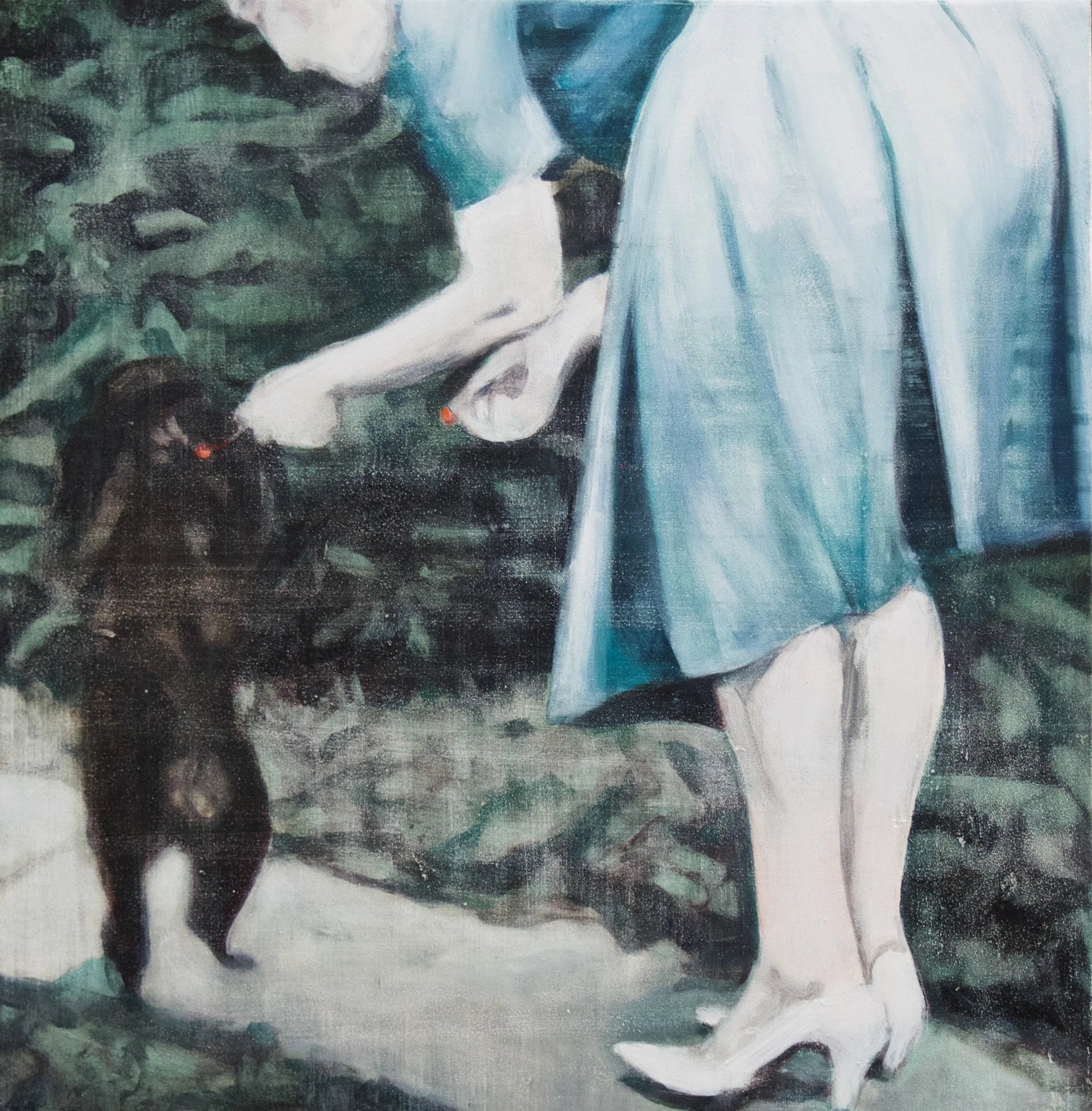 It Never Was Kansas, 2018 Oil on panel 40x40cm