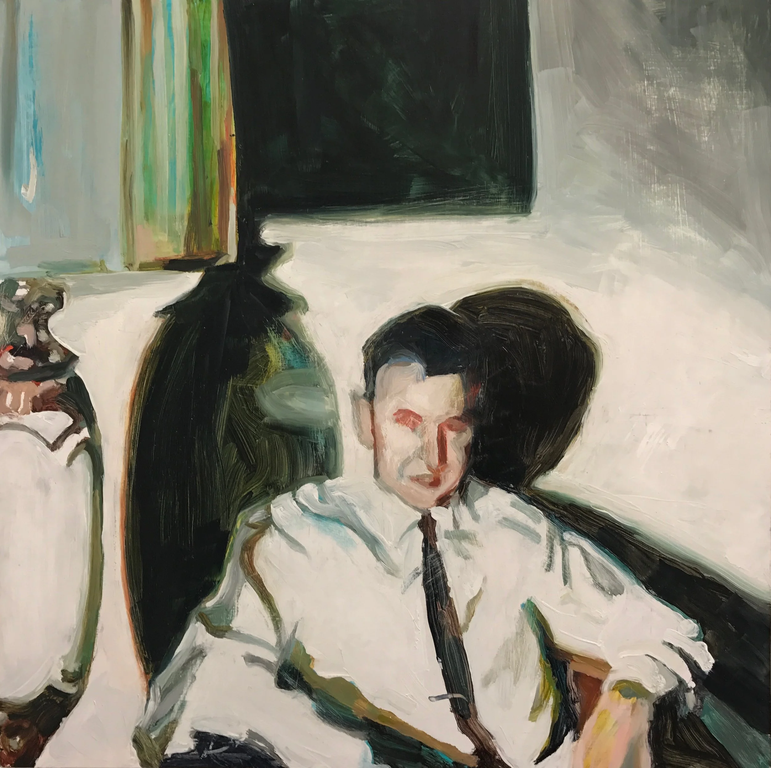 The Lamp, 2016 Oil on panel 60x60cm