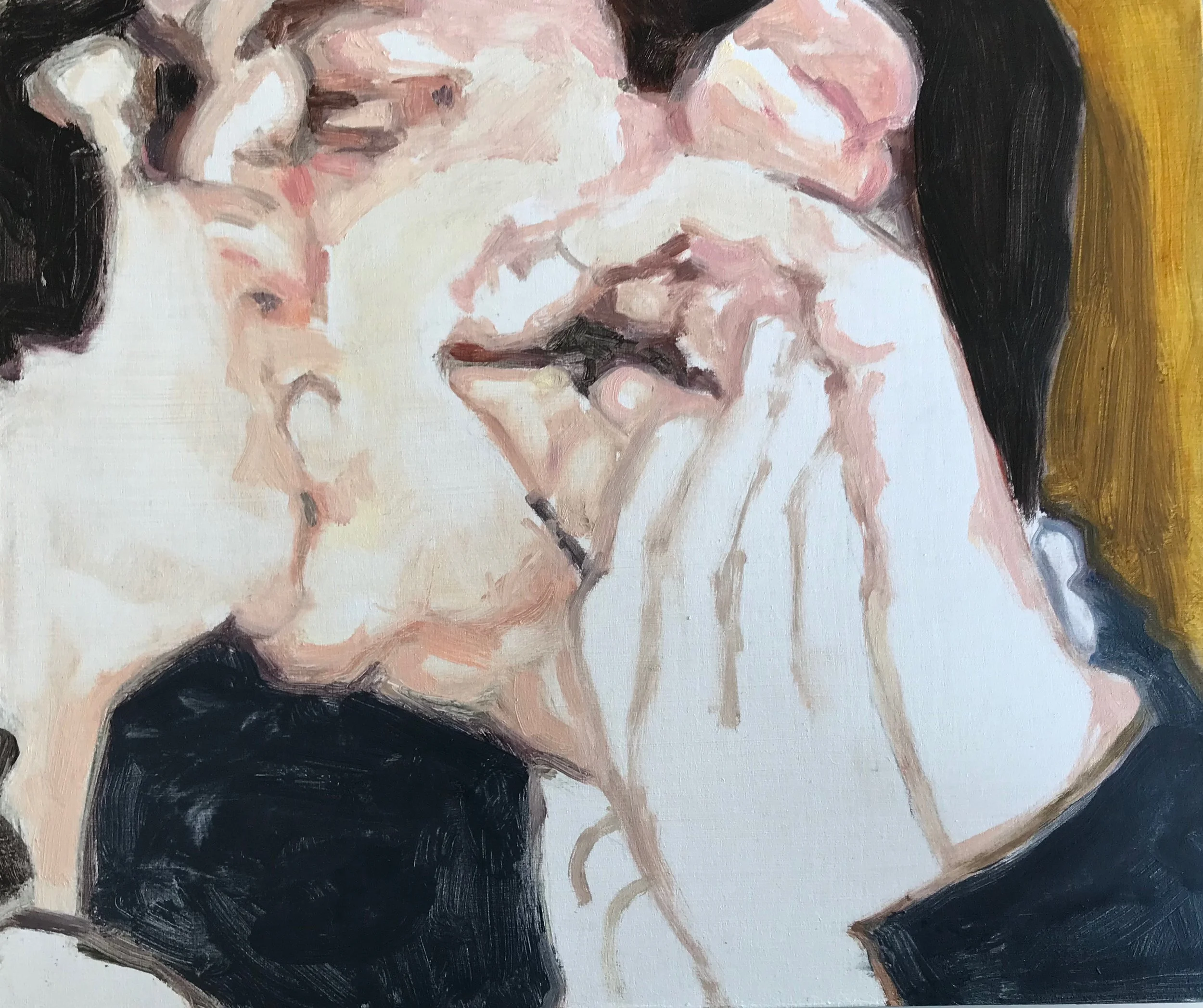 Kiss II, 2018 Oil on Panel 25x30cm