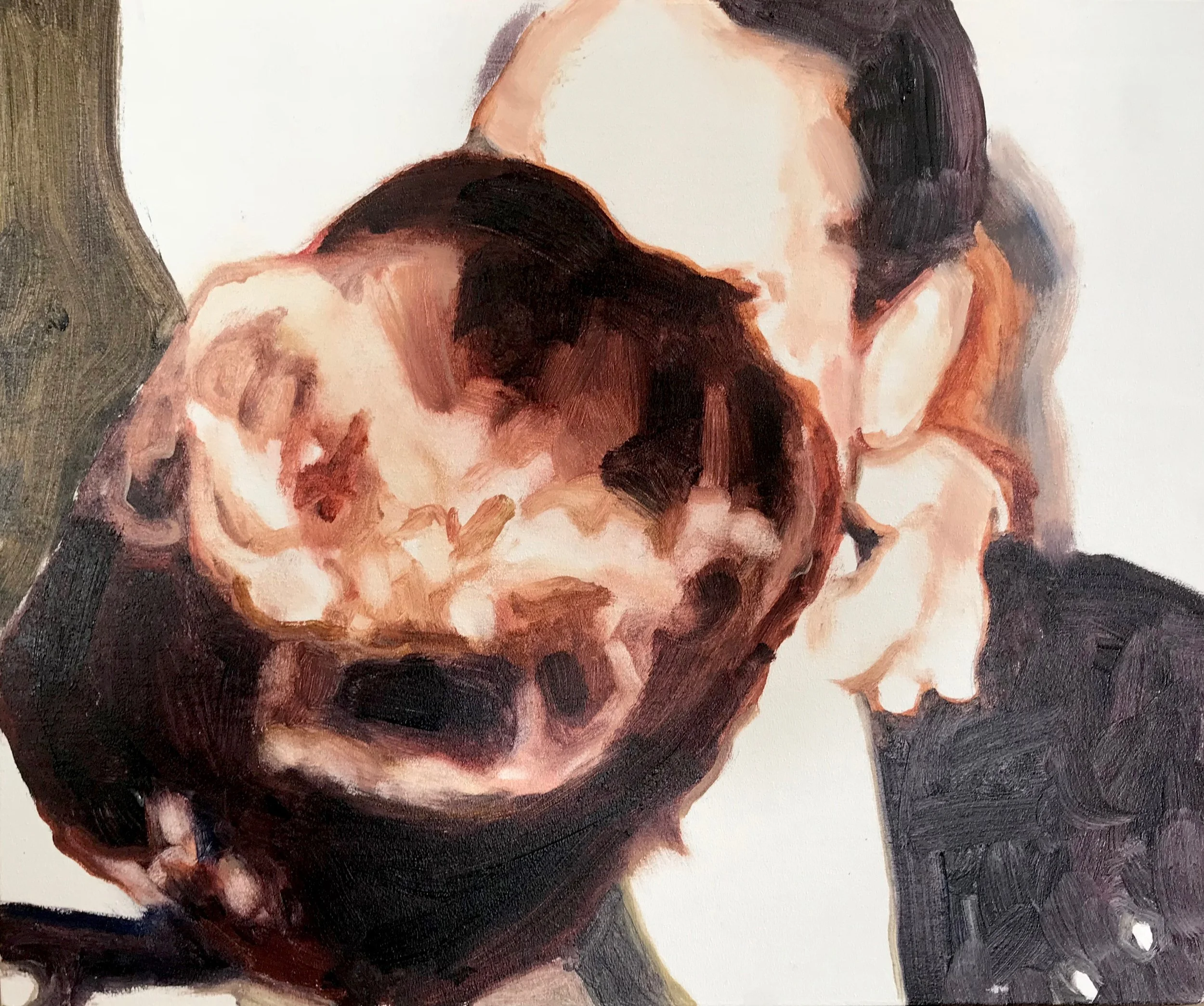 Kiss XXIX, 2018 Oil on panel 25x30cm