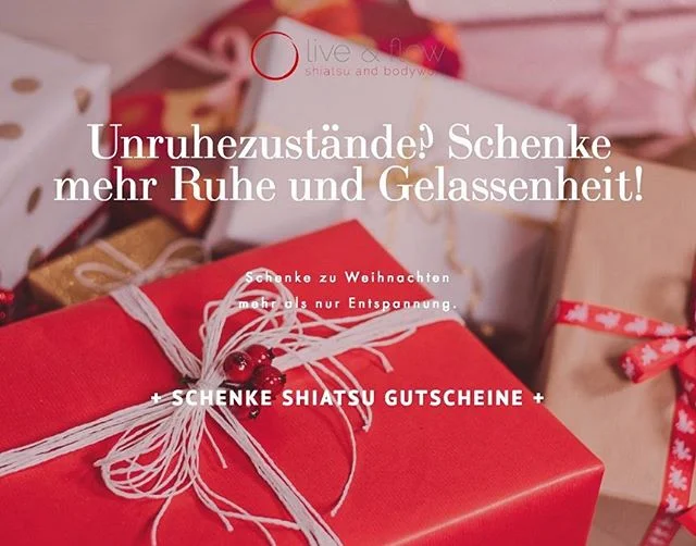 Wenn unser Nervensystem nicht mehr zur Ruhe kommt, steht man st&auml;ndig unter Strom. Schenke mehr als Entspannung mit Shiatsu-Gutscheinen f&uuml;r mehr St&auml;rke und Belastbarkeit im neuen Jahr! Bestelle online auf meiner Homepage (Link im Profil