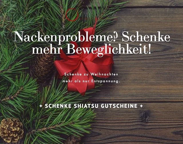 🎄It&lsquo;s not too late! Schenke deinen Lieben eine Shiatsu-Behandlung, die mehr kann als nur entspannen. Gutschein online bestellen (Link im Profil) und hol ihn dir direkt in meiner Praxis noch bis Samstag Mittag ab🎄Merry Christmas!
.
.
.
#merryc