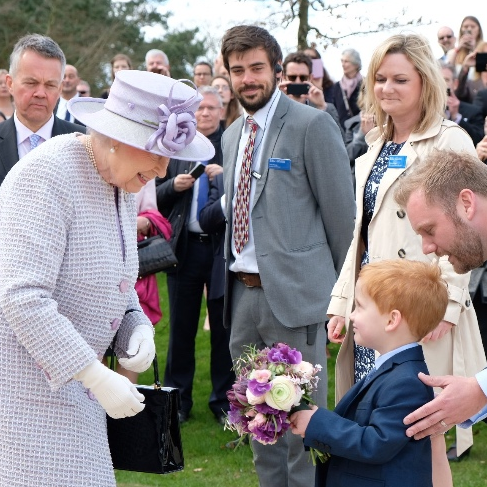 HM The Queen at ZSL Whipsnade Zoo - April 2017