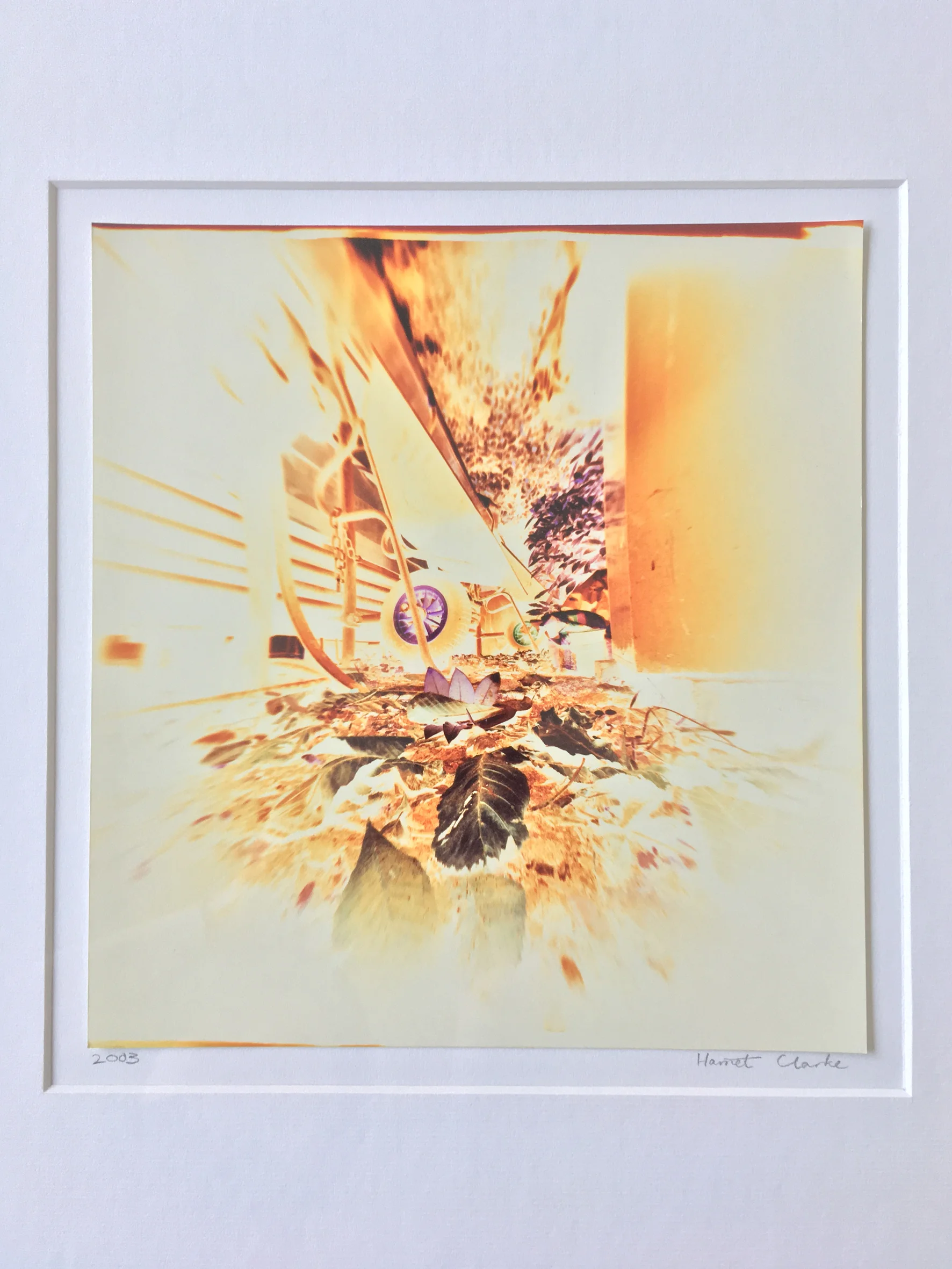 A favourite made piece that we have commissioned is by artist photographer Harriet Clark @interference-art. The Coach House was documented using a large format pinhole camera using light sensitive paper to directly capture the image. There is a lovely sepia and magenta tone to the images which seem to capture the character and inhabitation of the place.