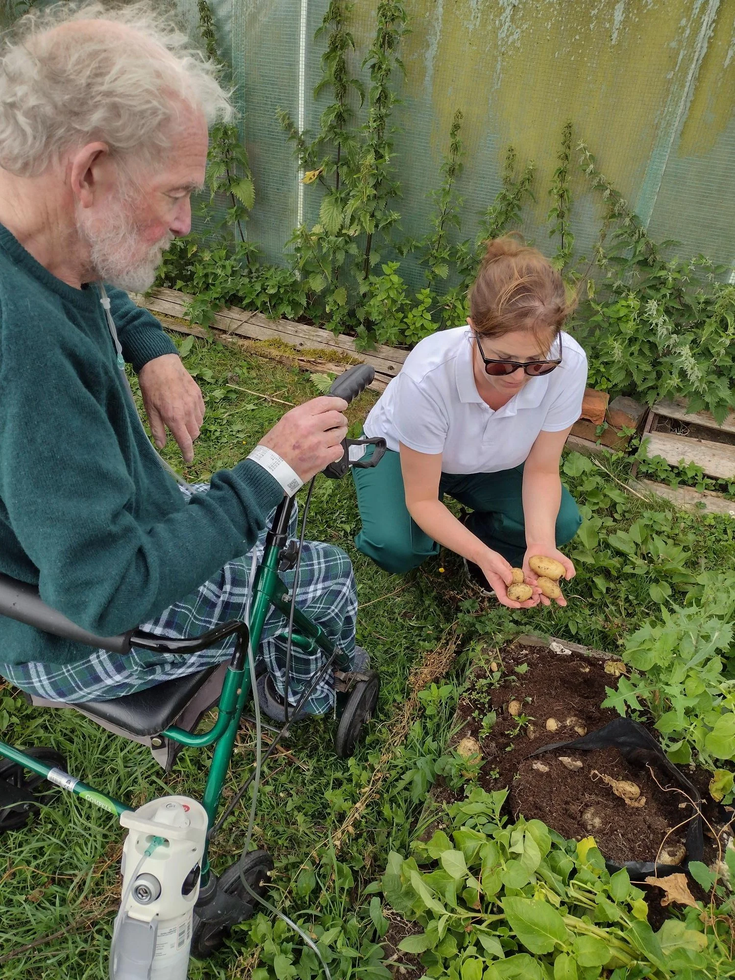 Because of you, Robin got to see his allotment one last time