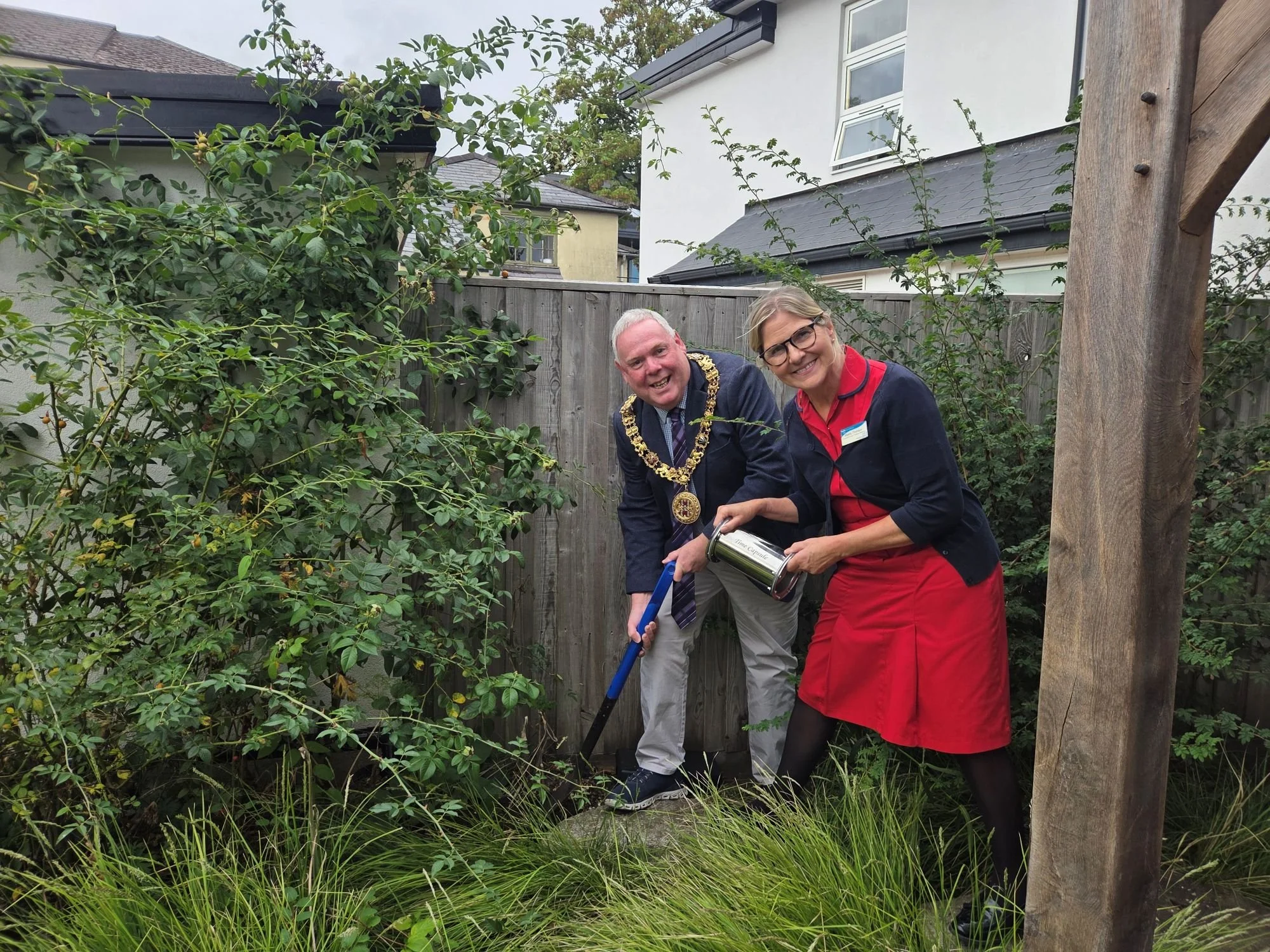 Time capsule buried to mark fifth anniversary of local charity