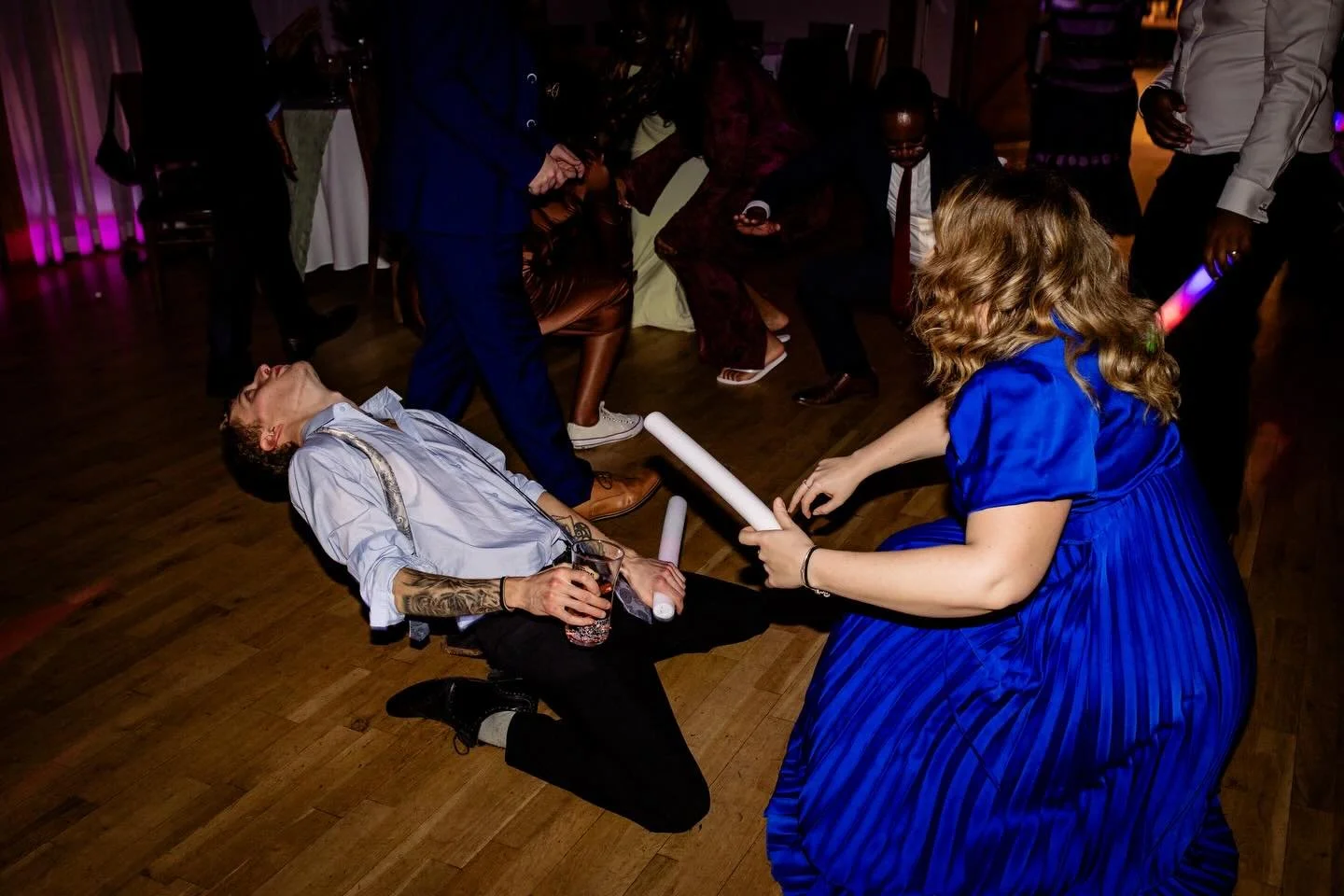 This dance floor! 

Absolutely every guest was on the dance floor at one point for Amy and Ryan. Moves, smiles, glowsticks everywhere!