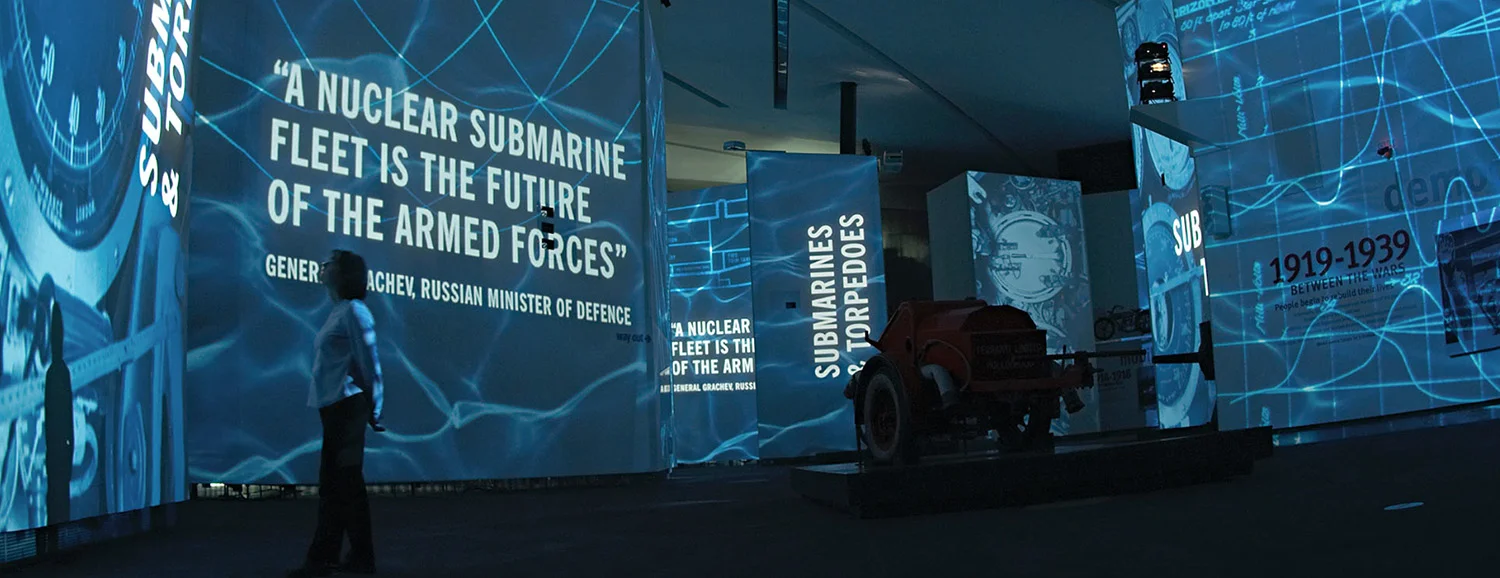 Graphic Projection from Weapons in War