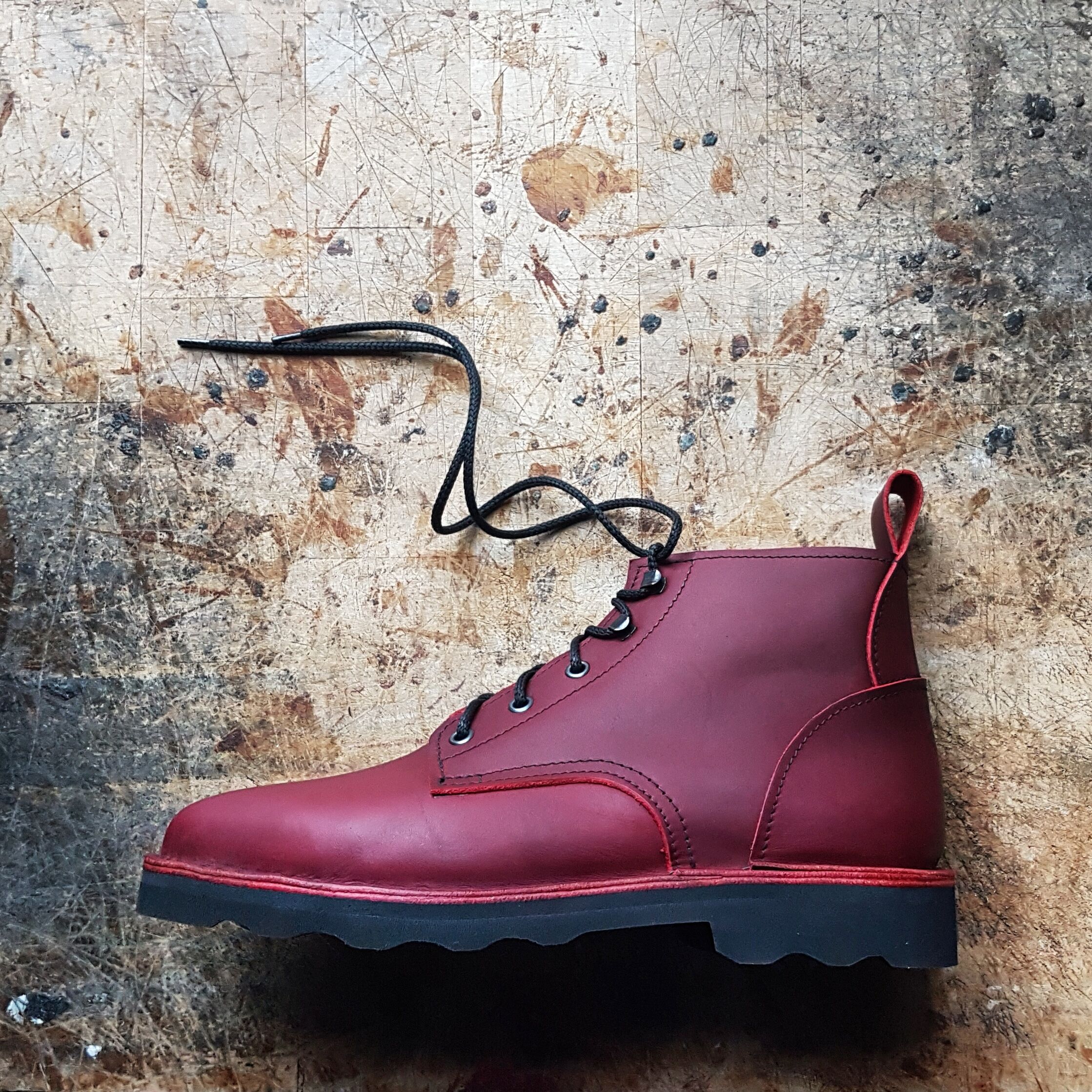 mens ethical leather boot, made in england, made to order, made to last