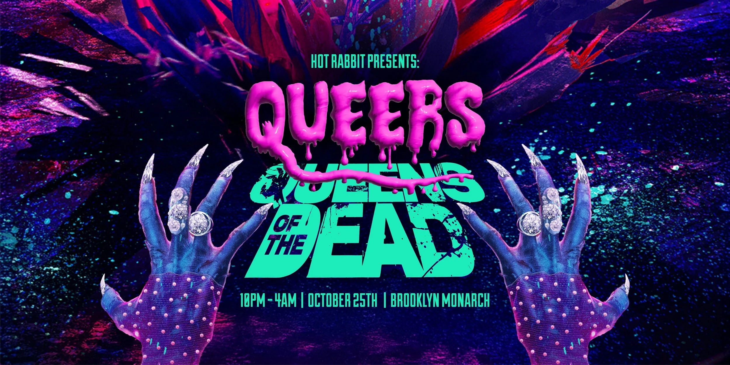 Hot Rabbit’s ••• QUEERS OF THE DEAD ••• LGBTQ+ Halloween Dance Party!