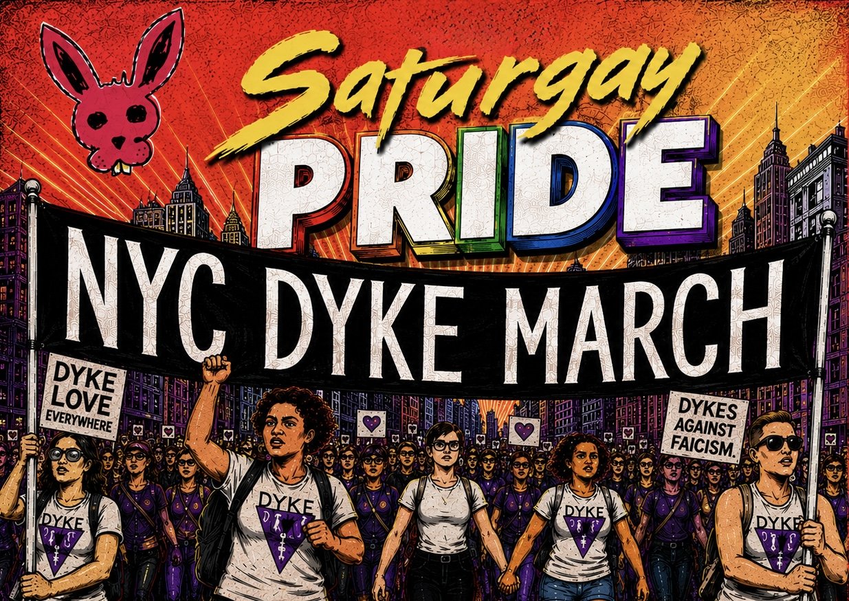 Hot Rabbit’s •• SATURGAY •• The Official NYC Dyke March After Party!