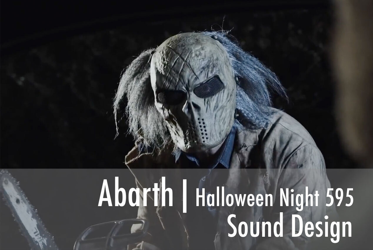 Abarth - Halloween night with a 595 Scorpioneoro, for those who are not afraid.