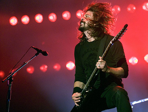 Dave Grohl at the V Festival, England in 2007