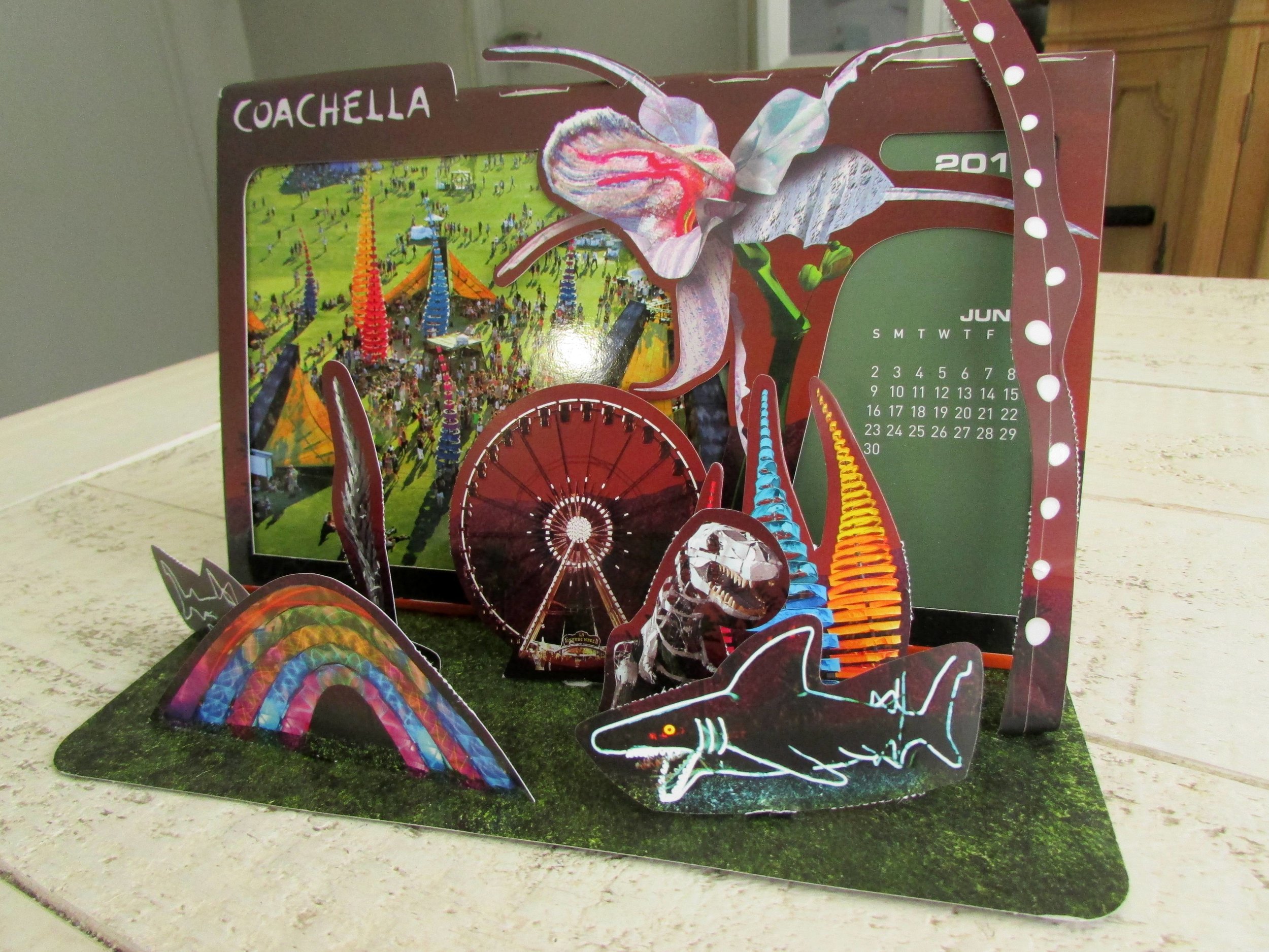 2 - The completed Coachella calendar and diorama.JPG