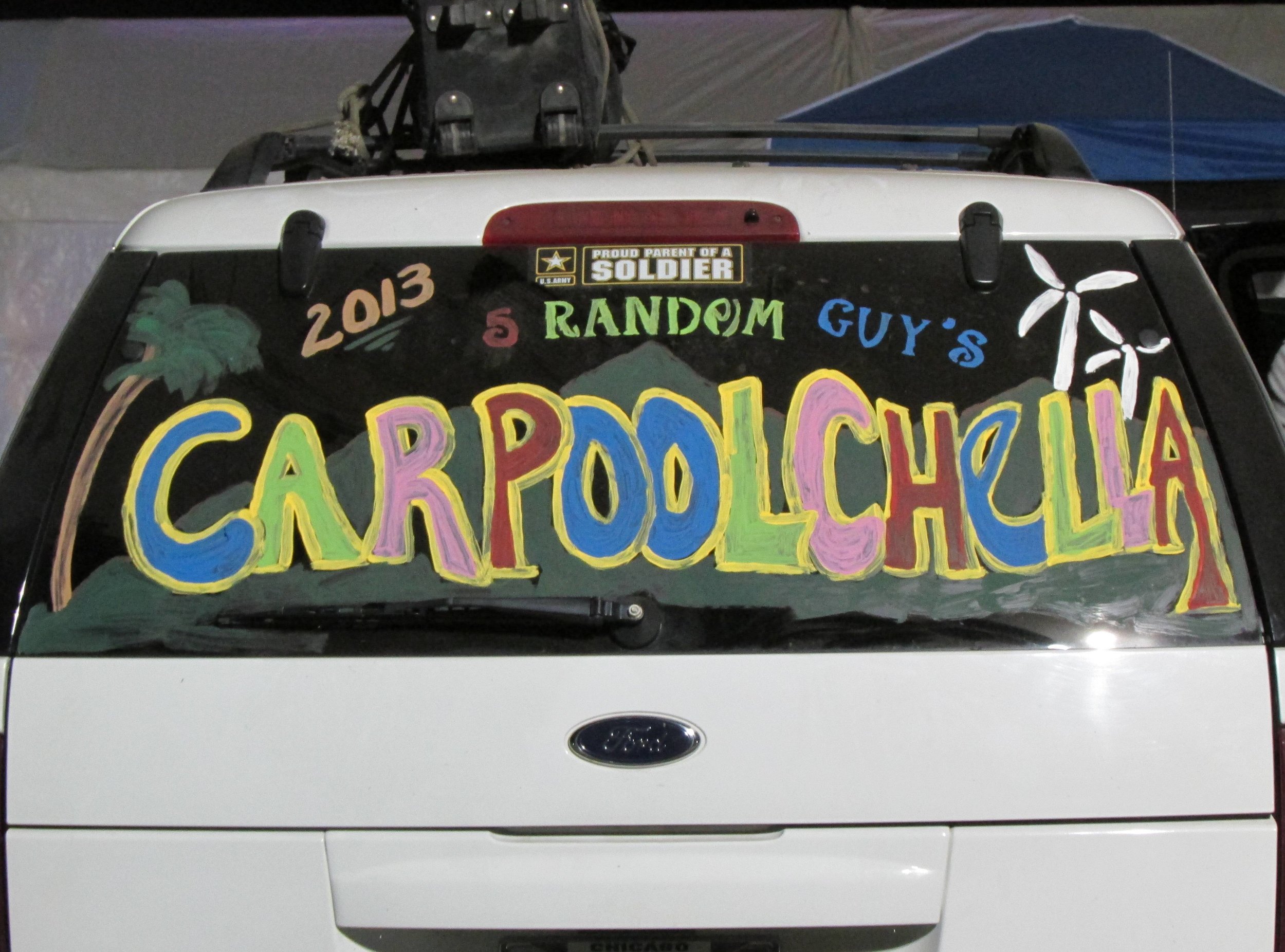 6 - Spotted some entries to Carpoolchella, Coachella's sustainability initiative & ticket lottery.JPG